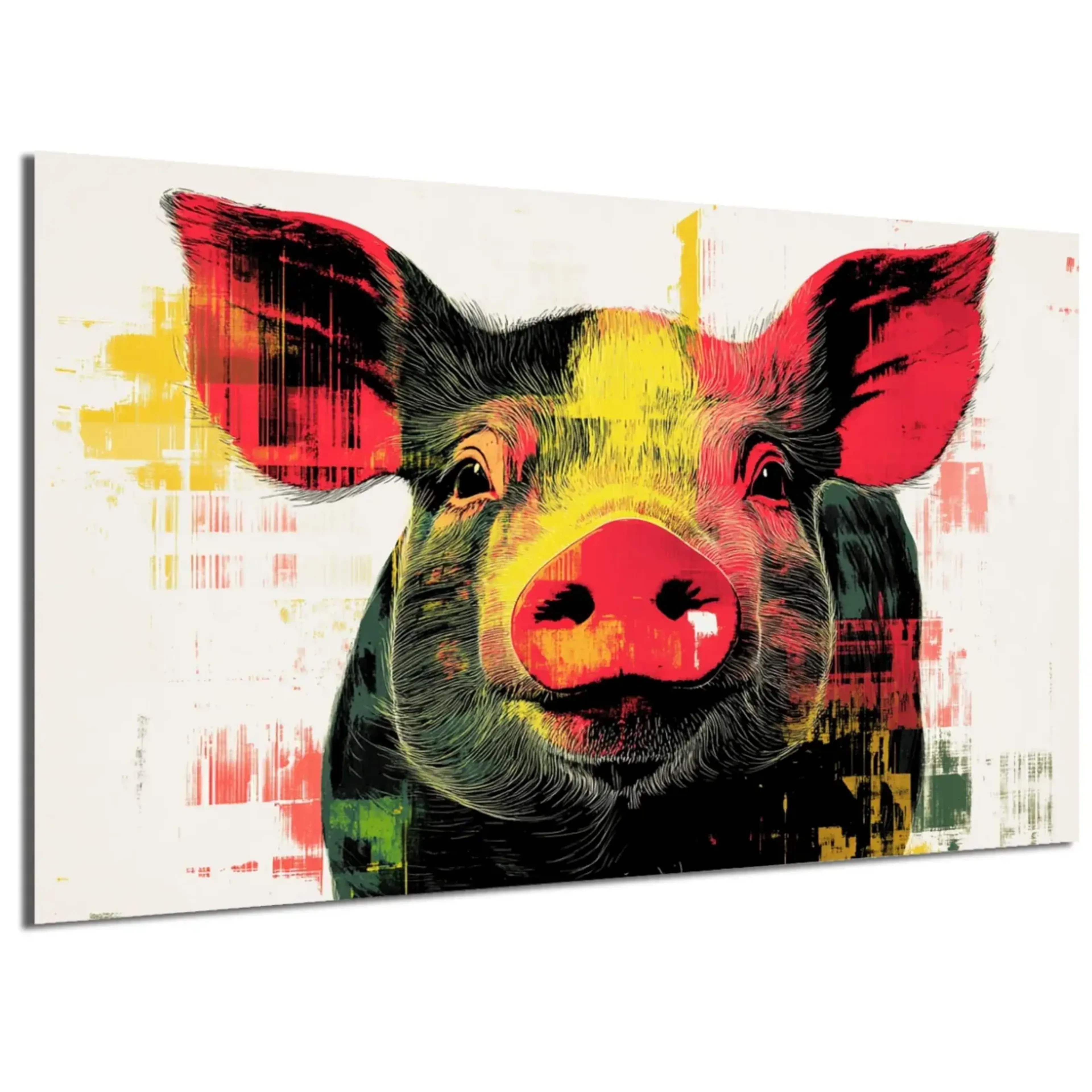 Schwein auf Cremeweiß – Ansicht 5