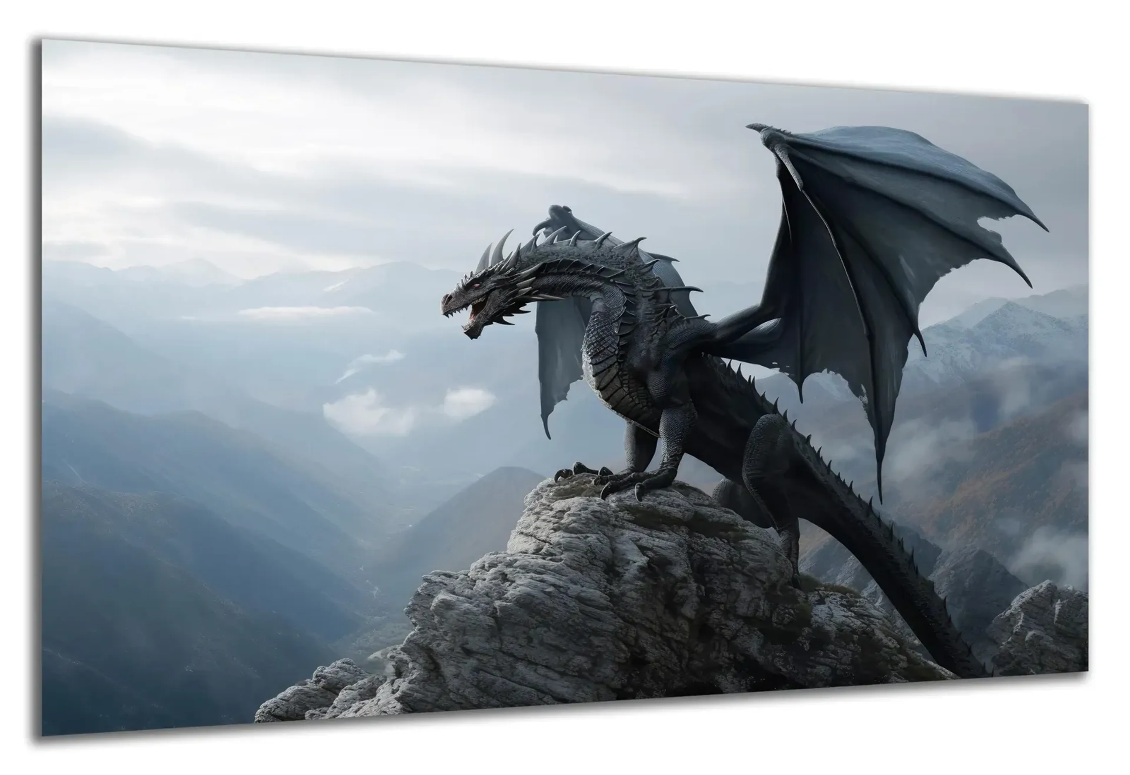 Drache auf Fels – Ansicht 5