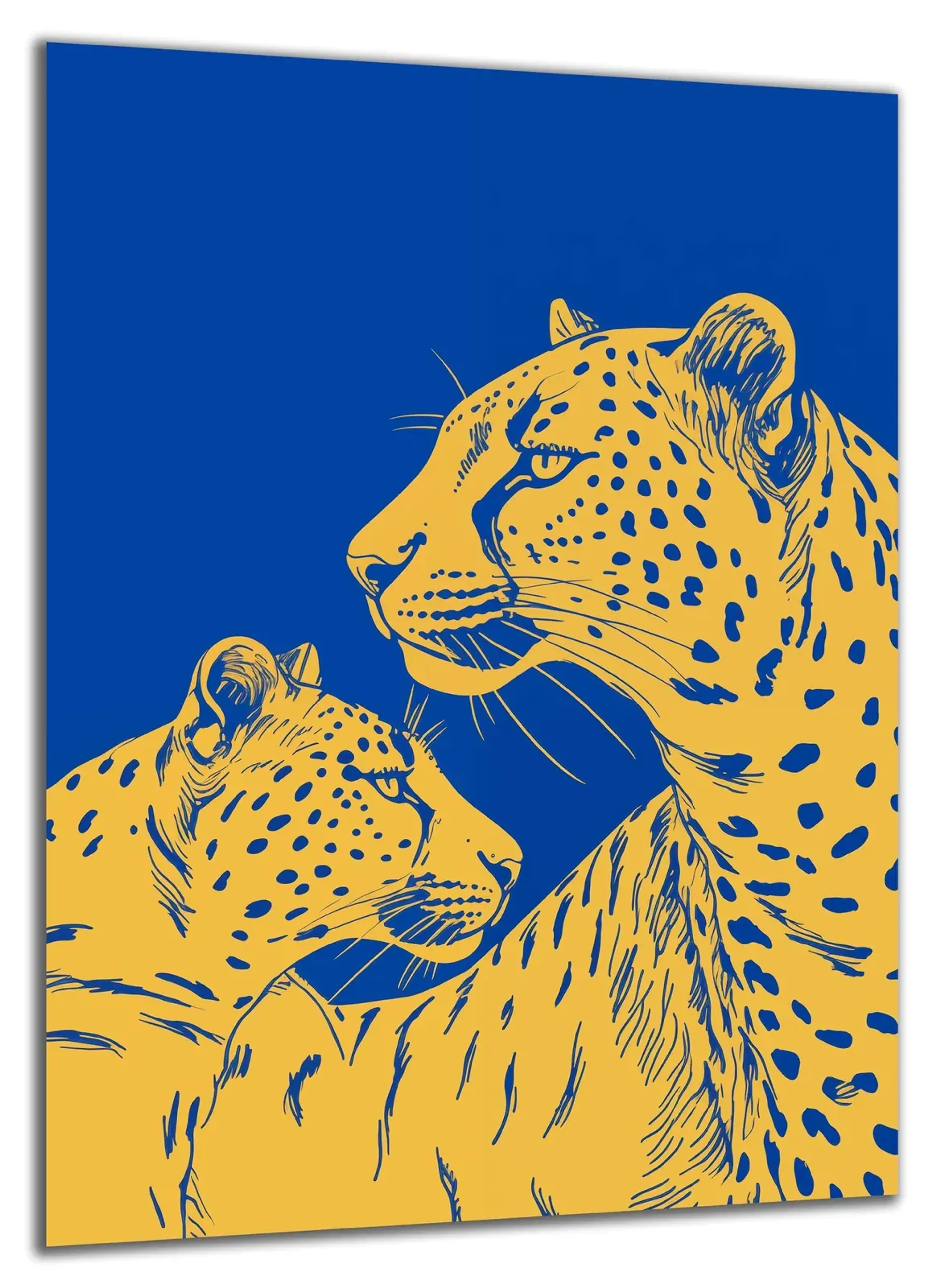 Geparden auf Blau – Ansicht 5