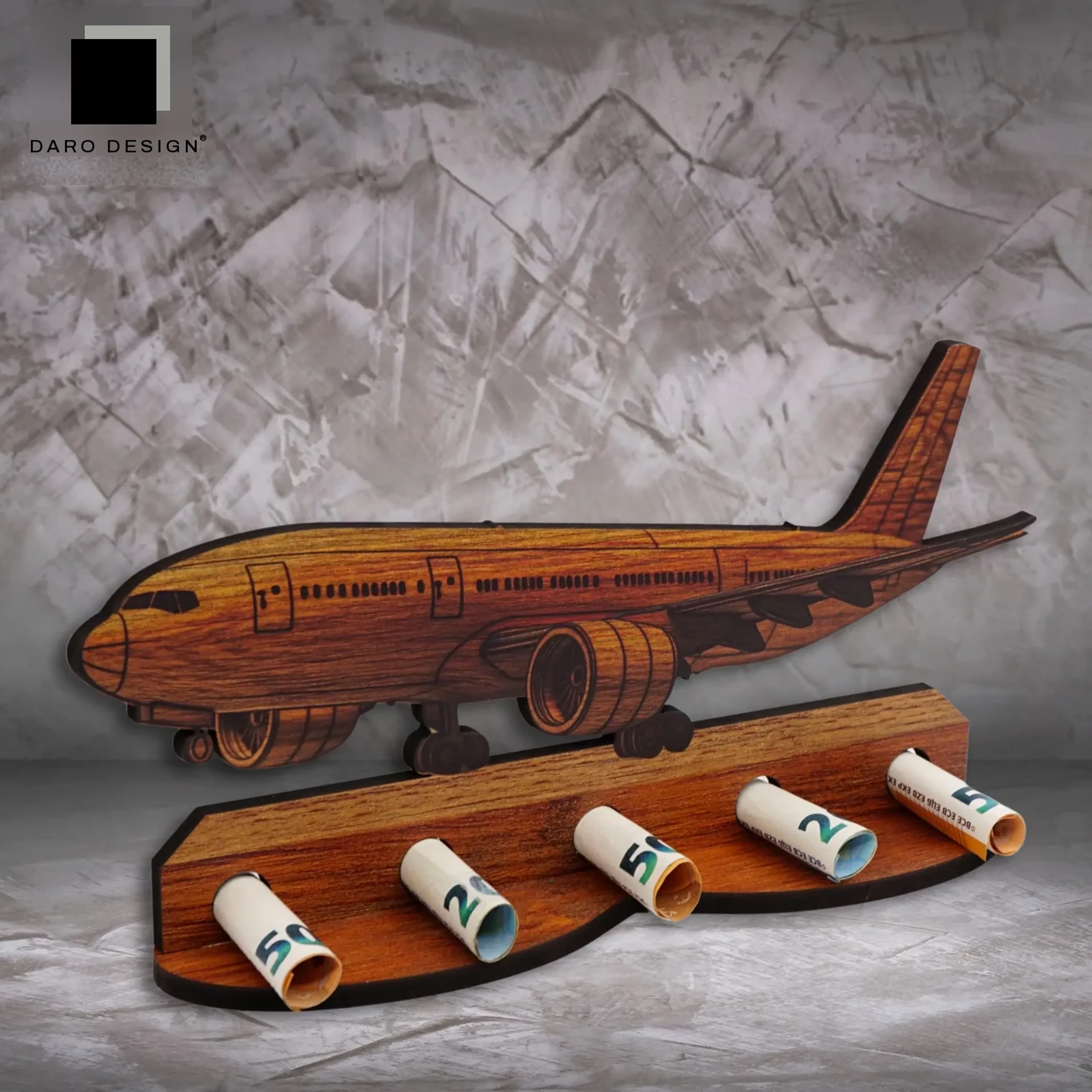 Großes Geldgeschenk „Flugzeug“ – Ansicht 3