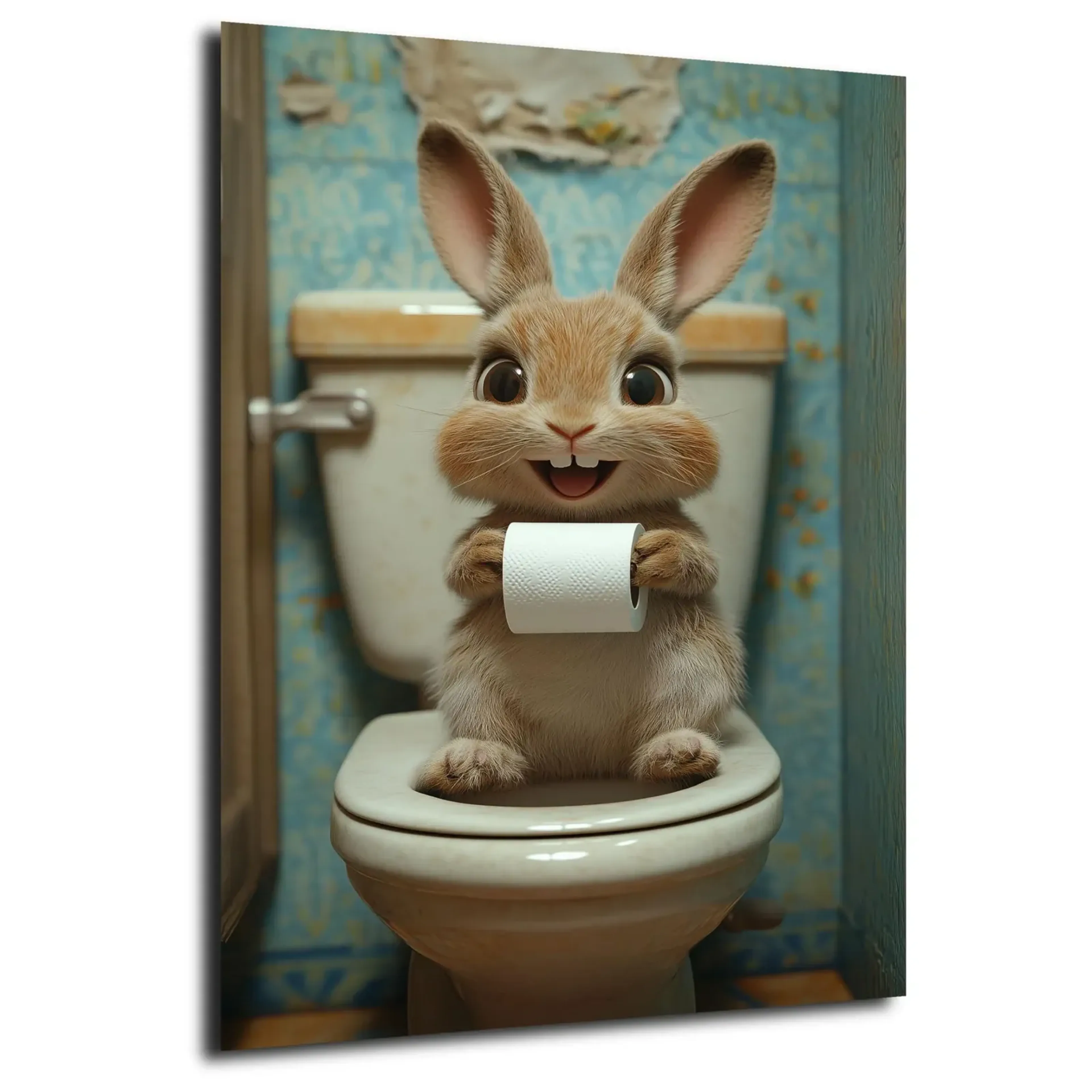 Hase im Retrobad – Ansicht 5