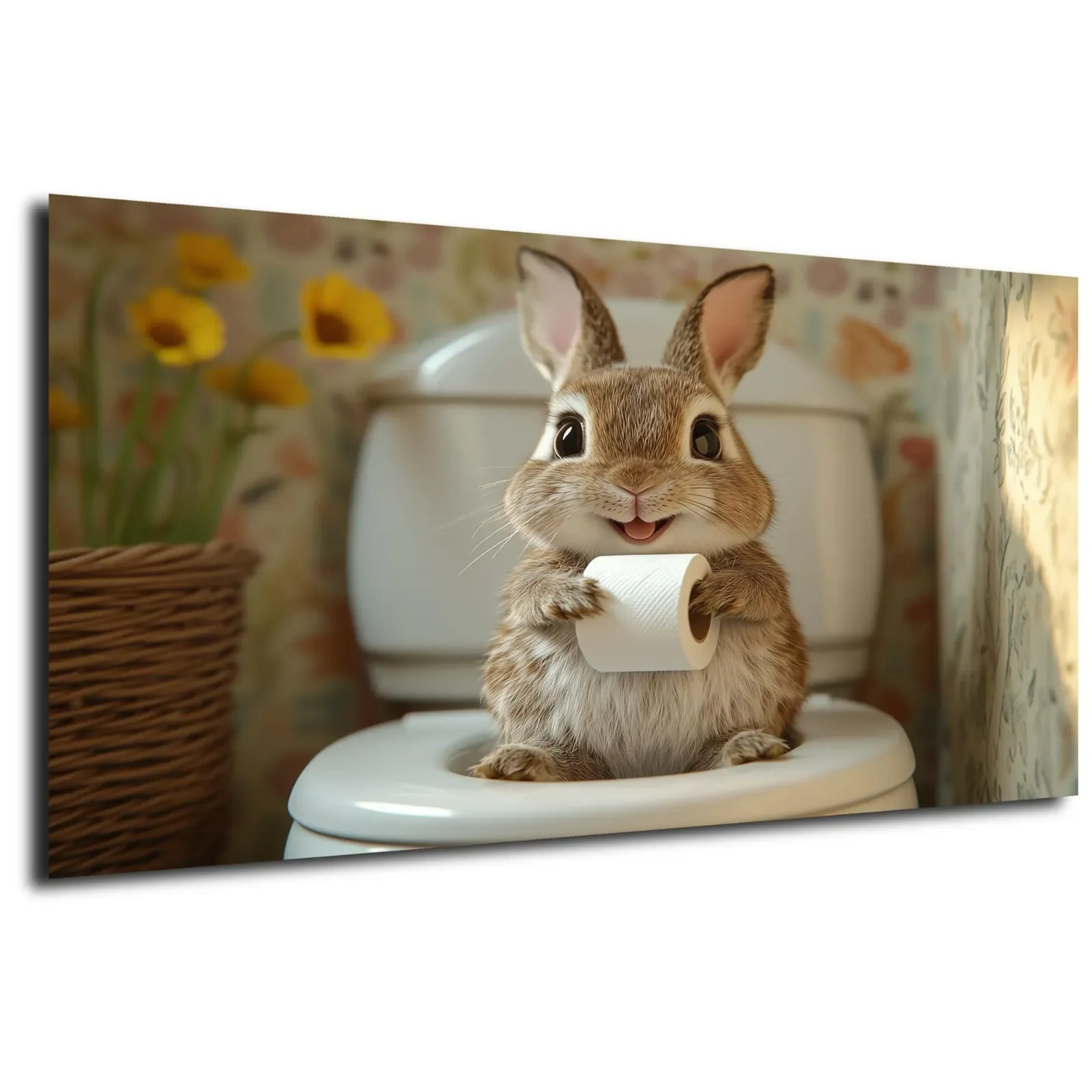 Hase neben Narzissen – Ansicht 5