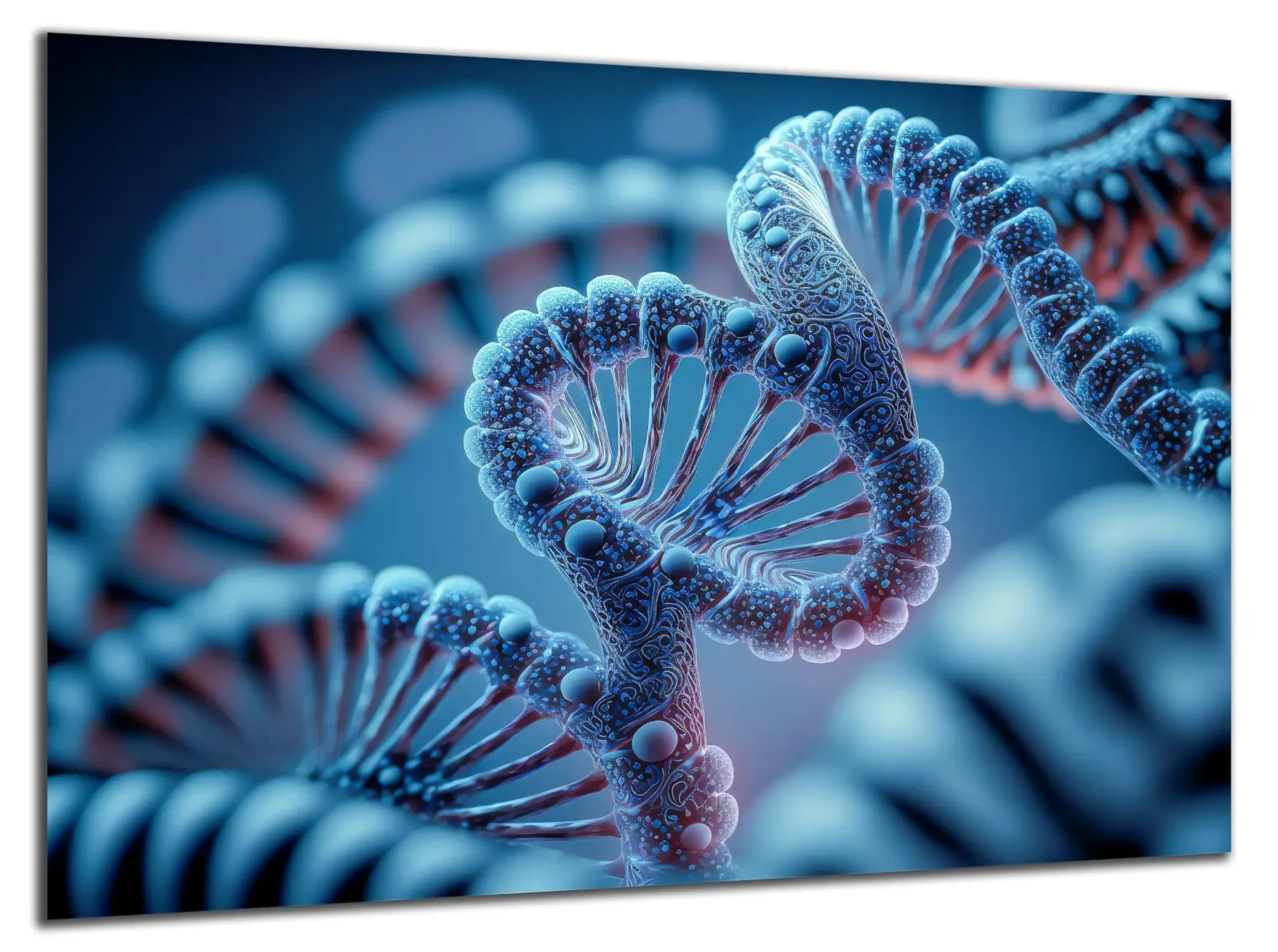 DNA in Blau – Ansicht 5