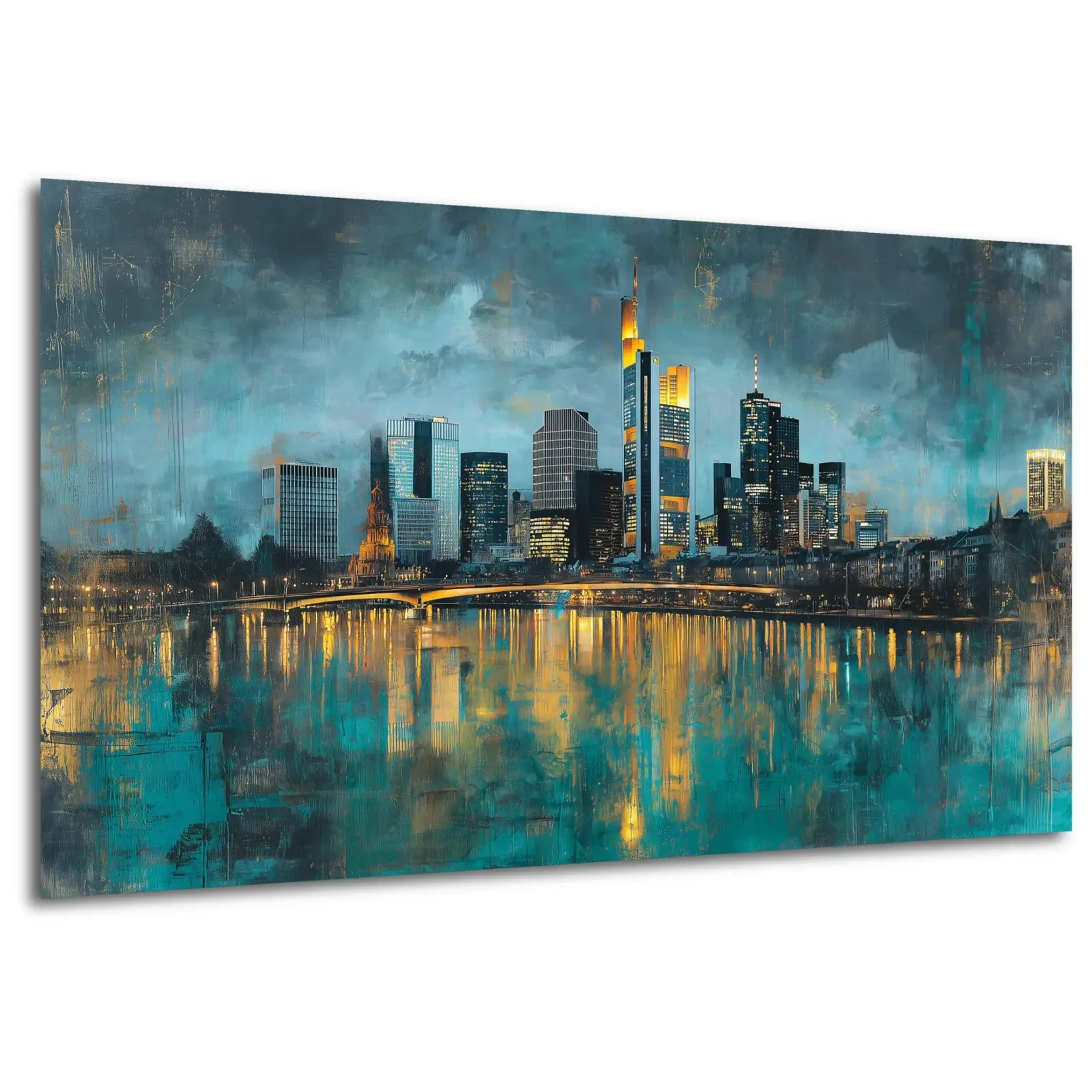 Frankfurt in Petrol und Gold – Ansicht 5