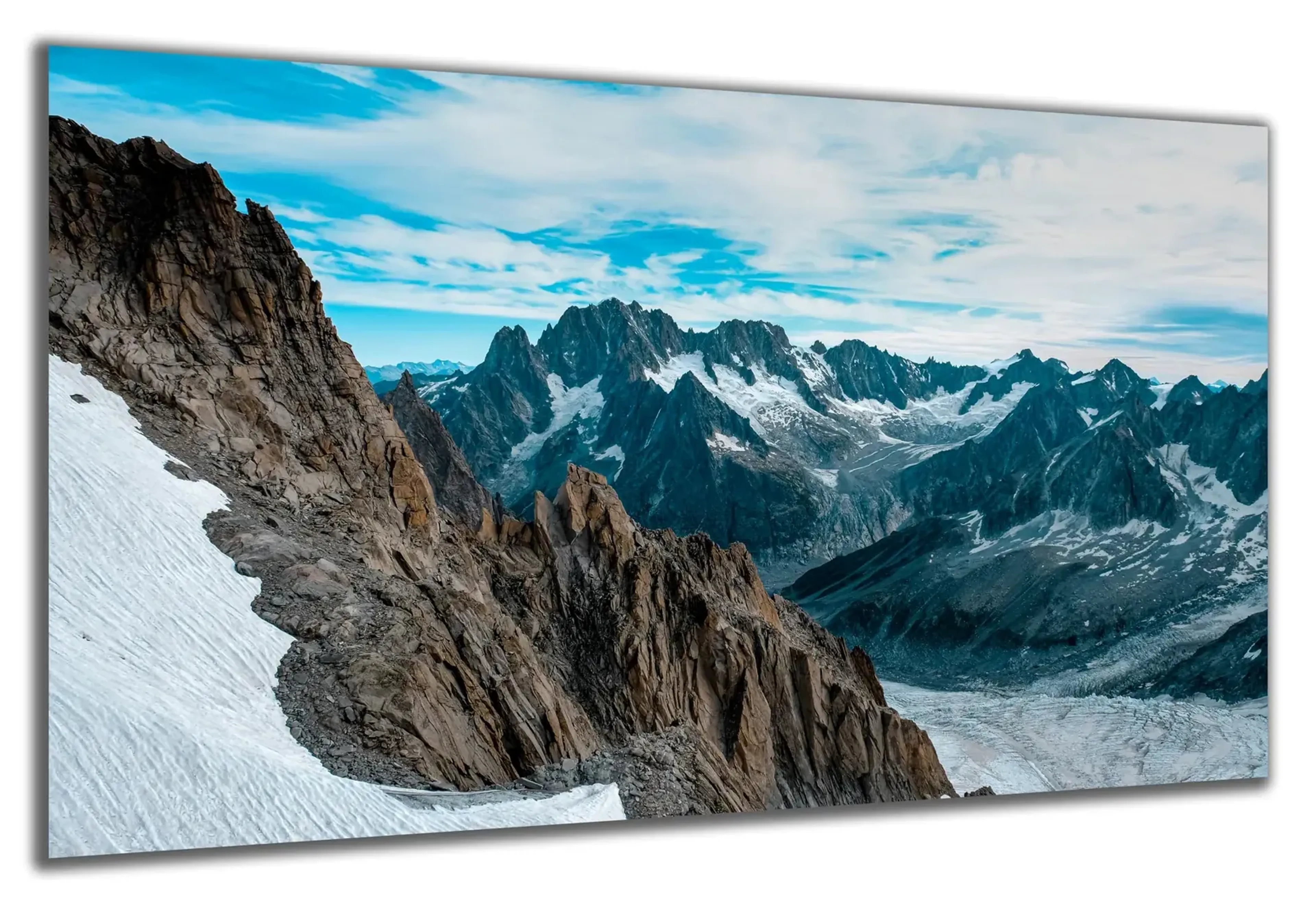 Felswand über dem Gletscher – Ansicht 5