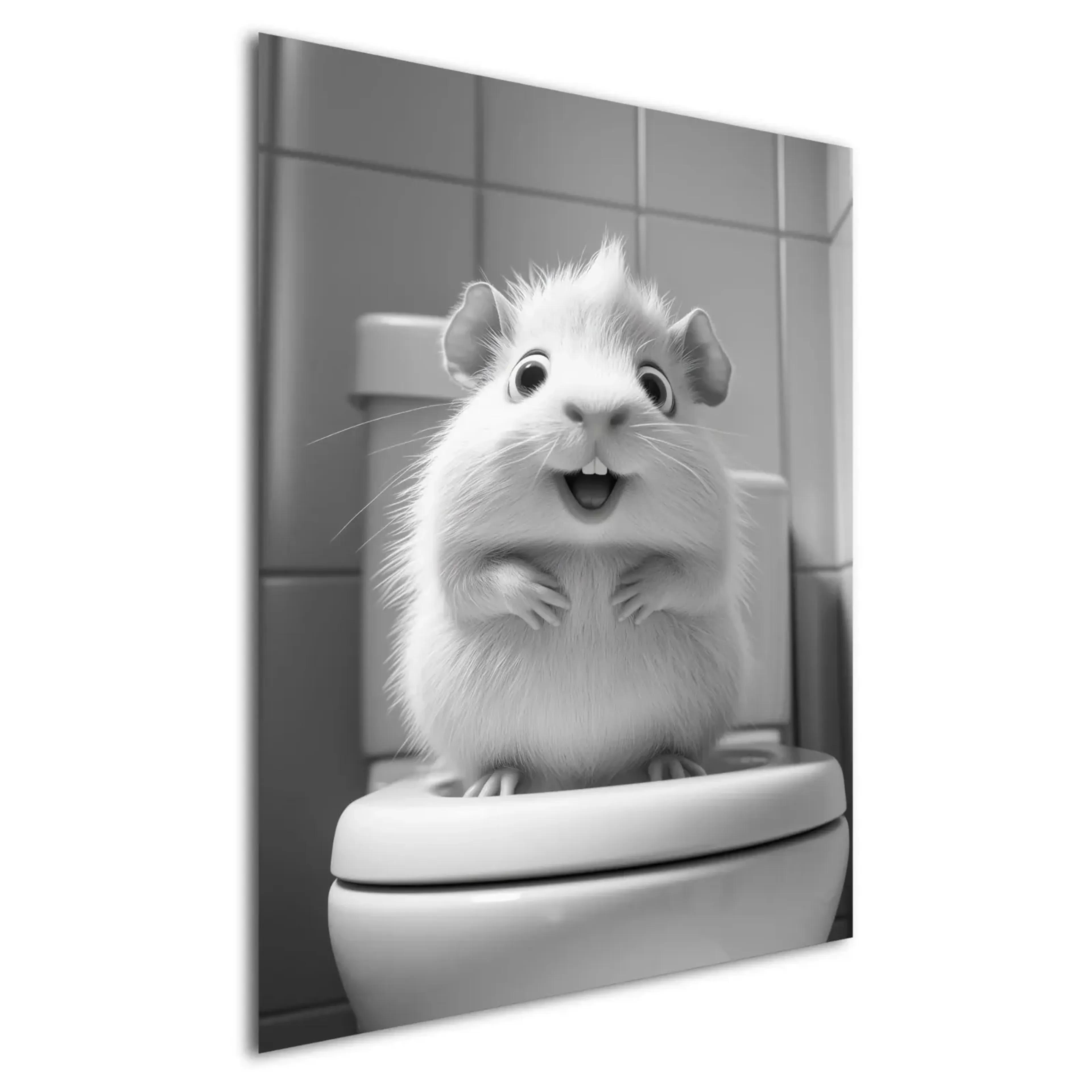 Meerschweinchen auf Toilette – Ansicht 5