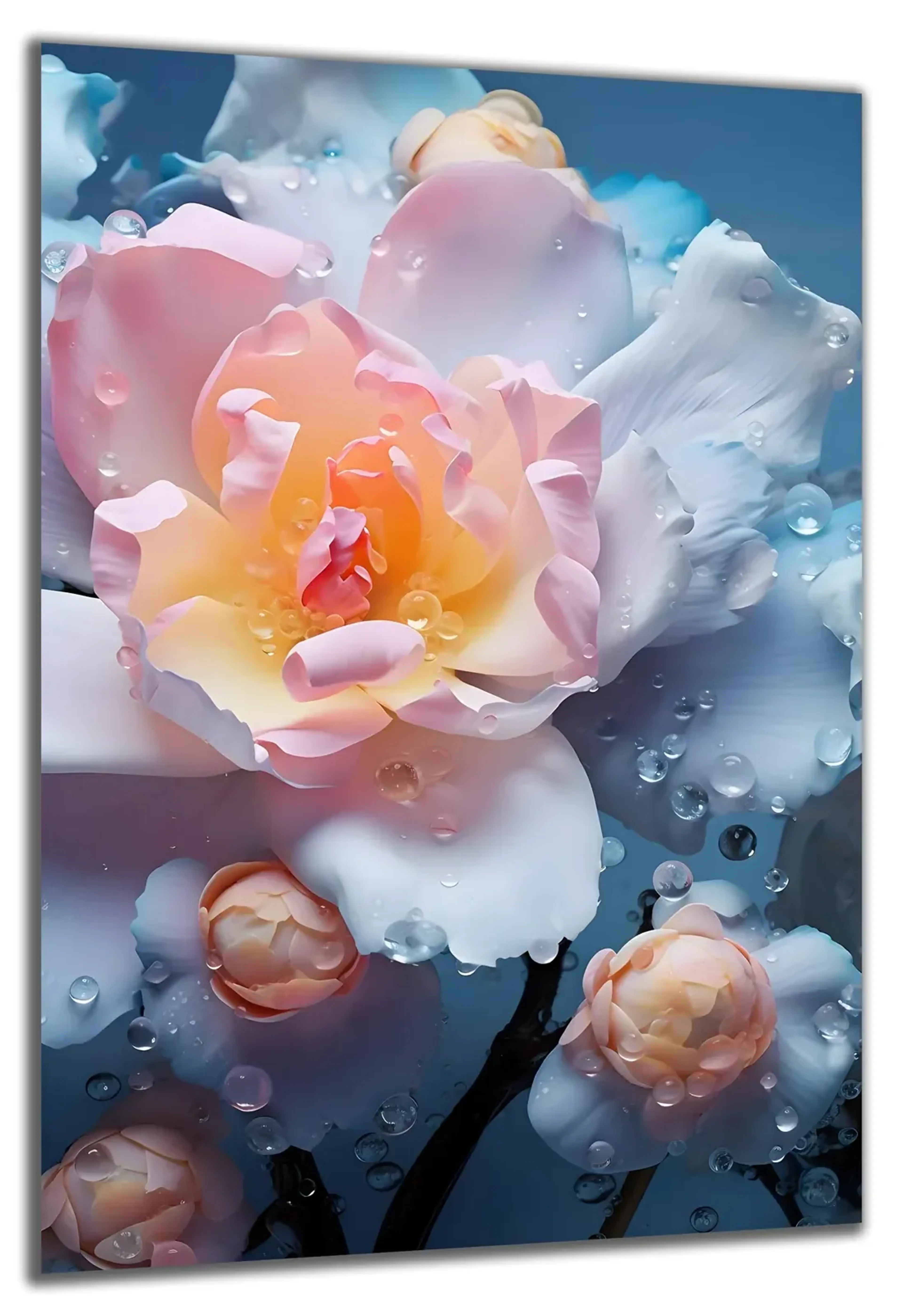 Pastellblüten mit Wassertropfen – Ansicht 5