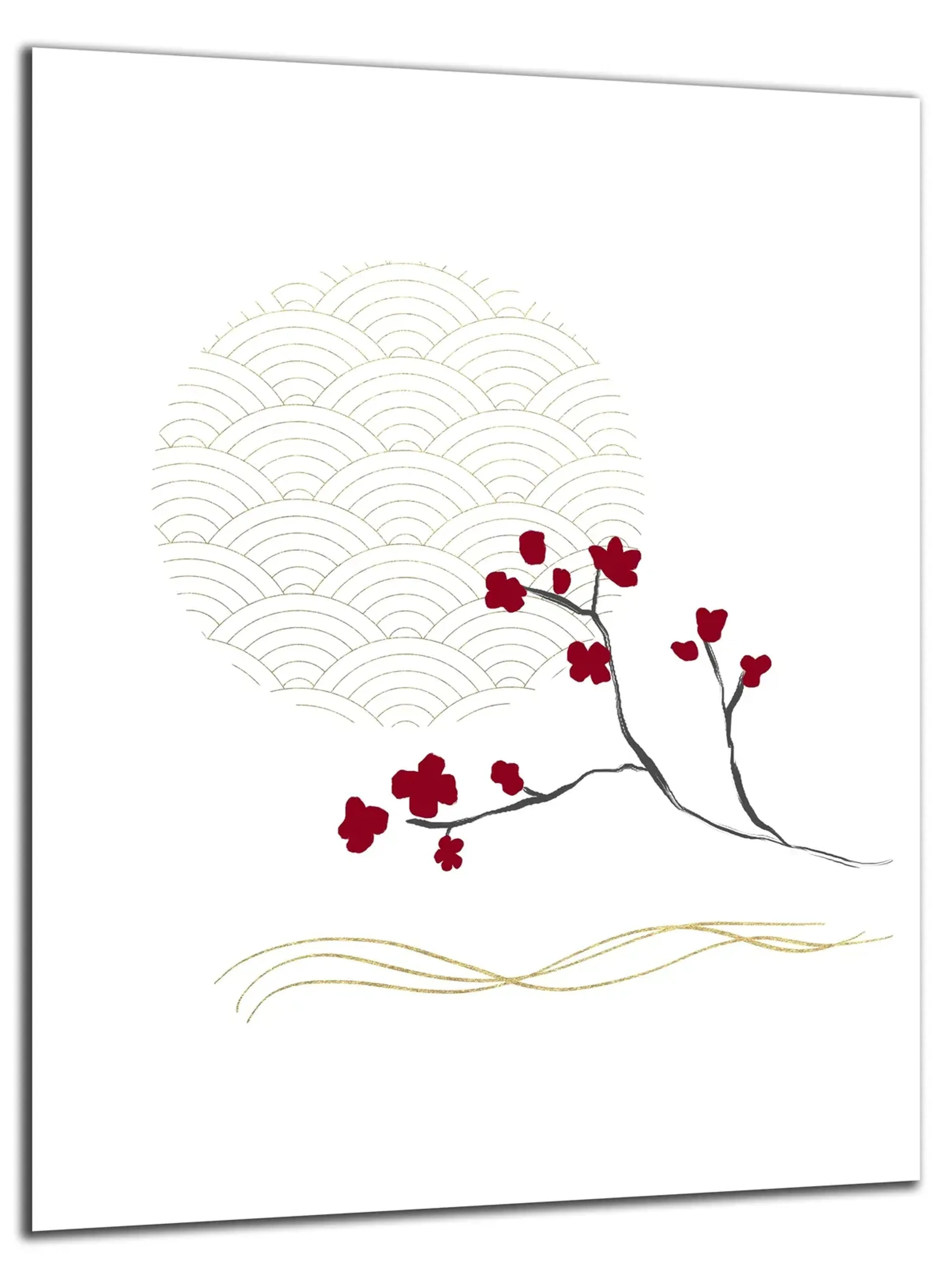 Blüten vor Wellenkreis – Ansicht 5