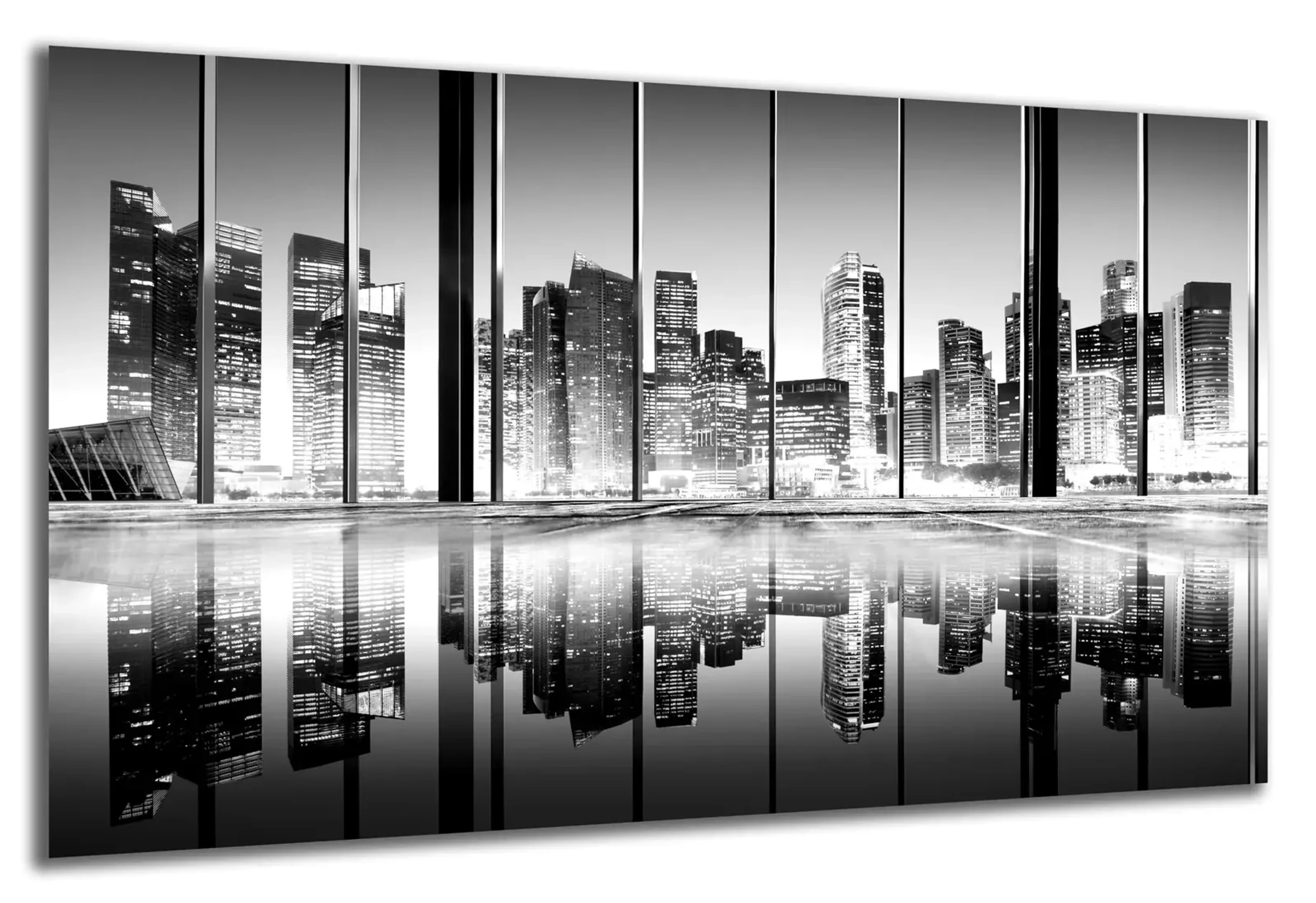 Skyline hinter Glas – Ansicht 5