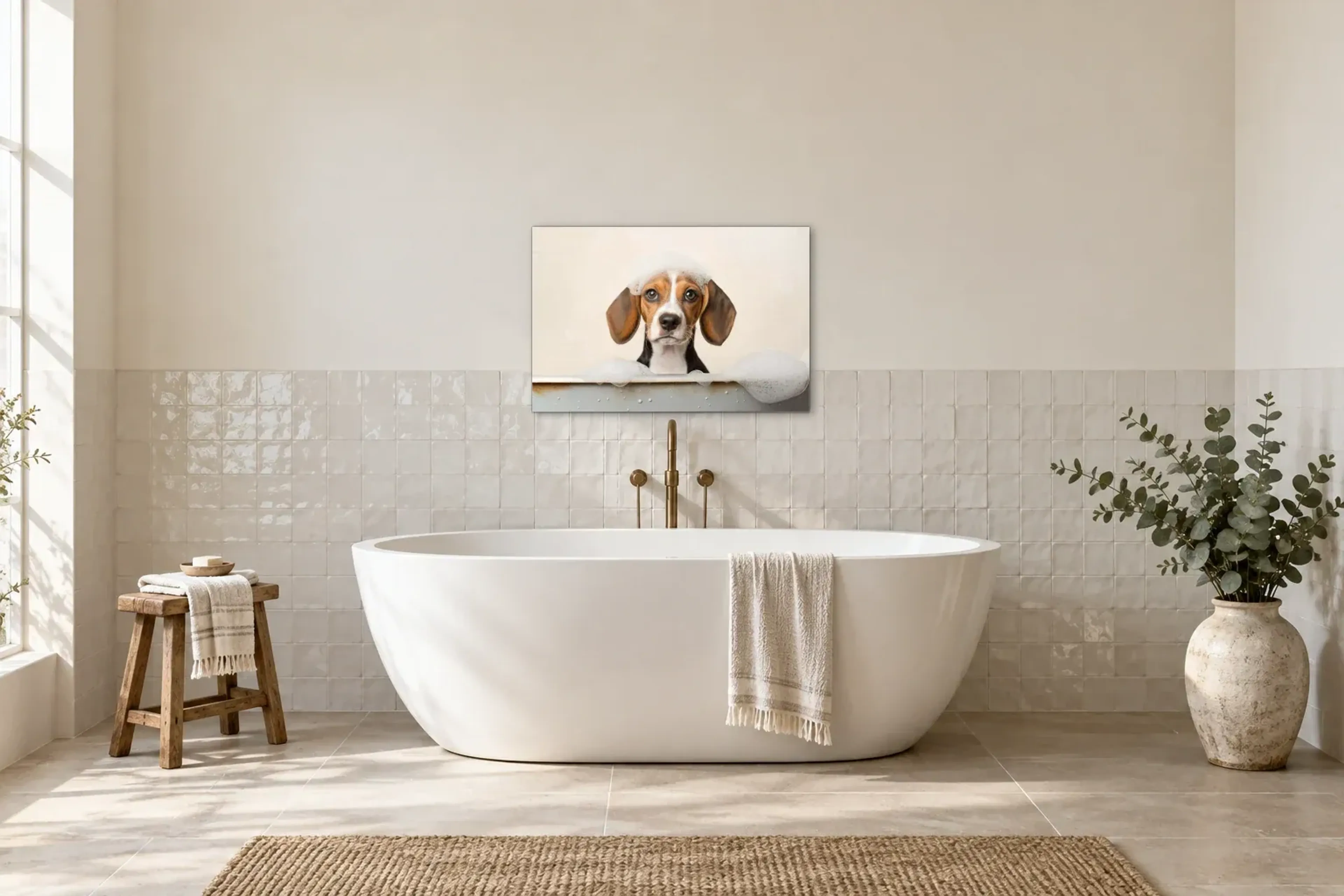 Wandbild im Bad & Gäste-WC