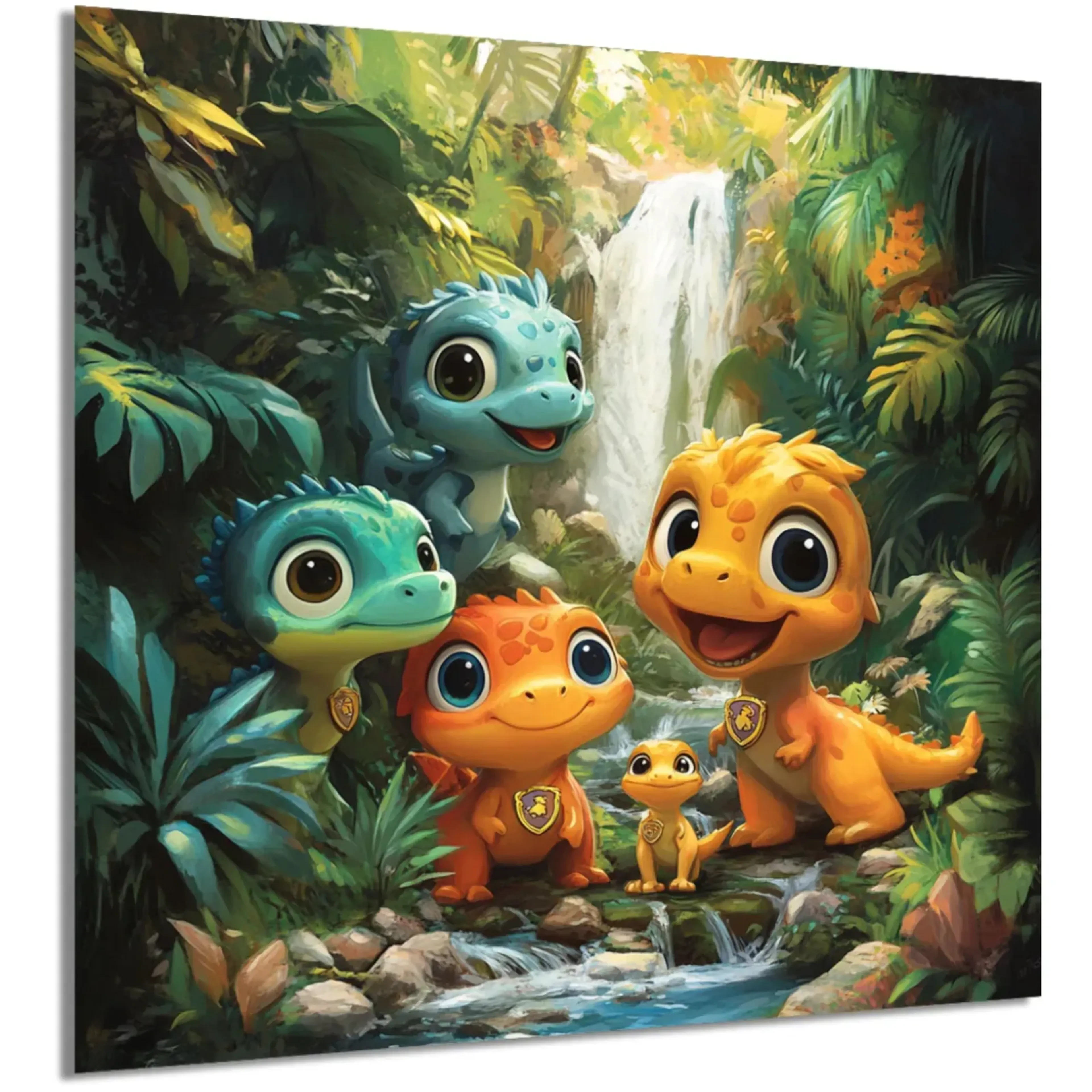Dinofreunde am Wasserfall – Ansicht 5