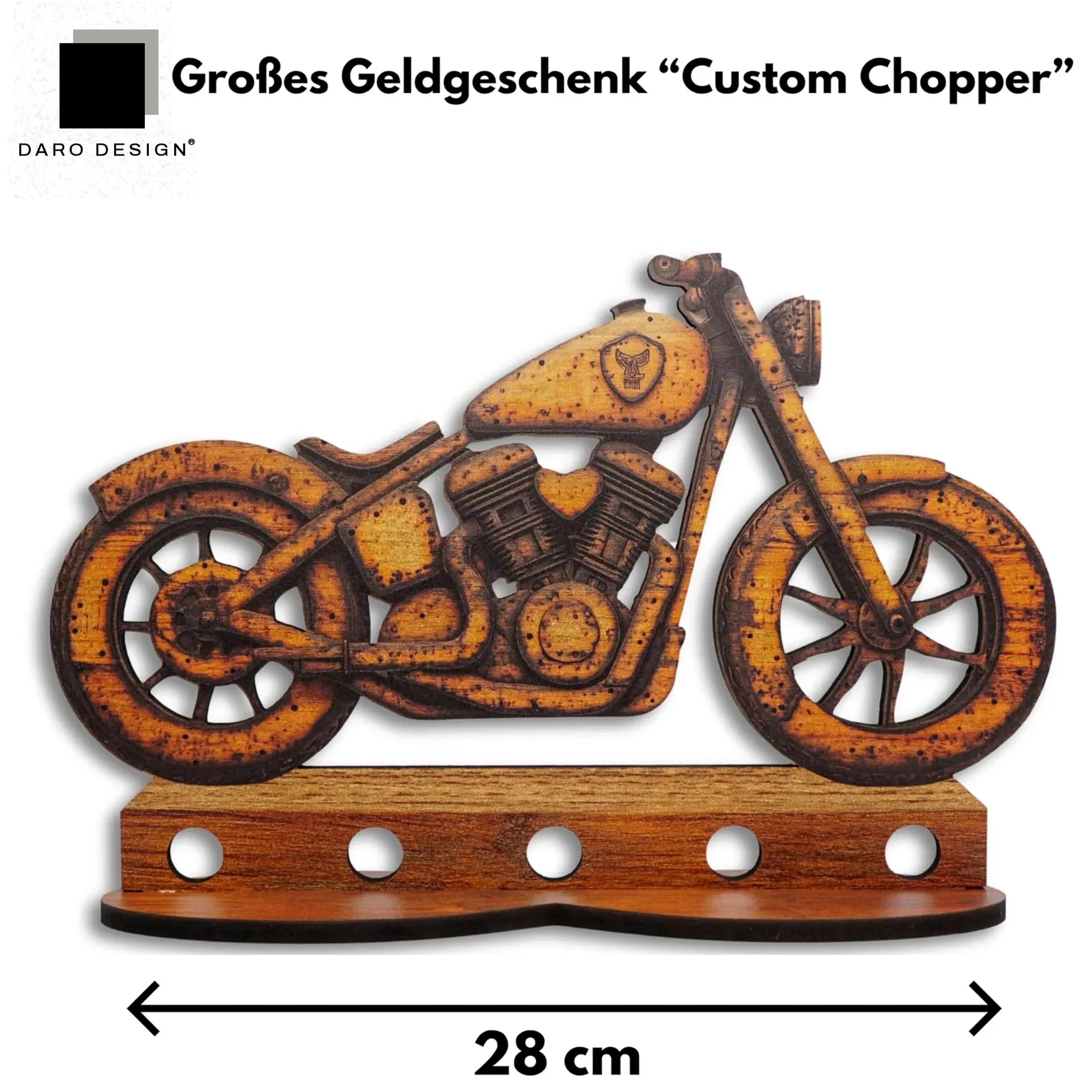 Großes Geldgeschenk „Chopper“ – Ansicht 2