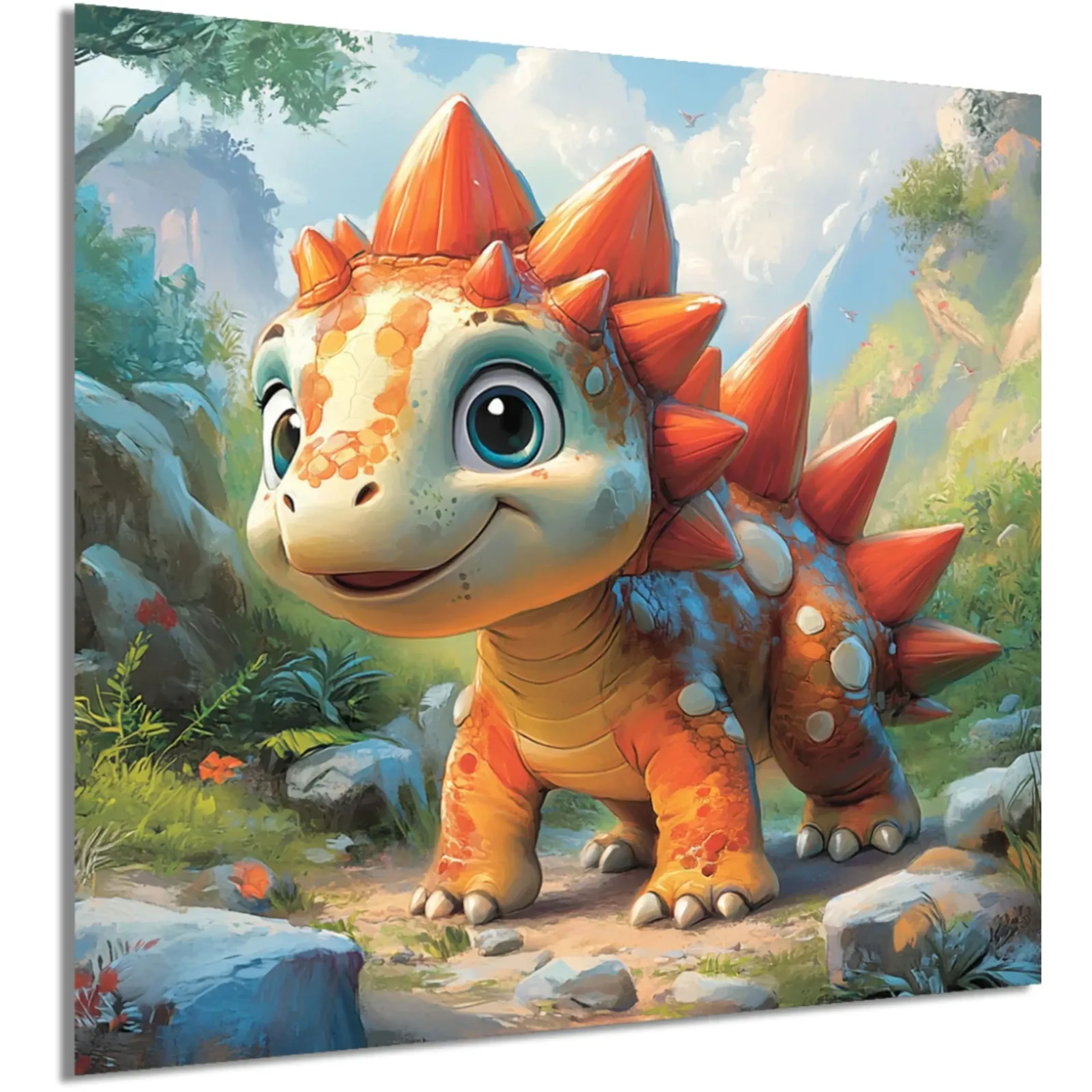 Bunter Dino zwischen Felsen – Ansicht 5