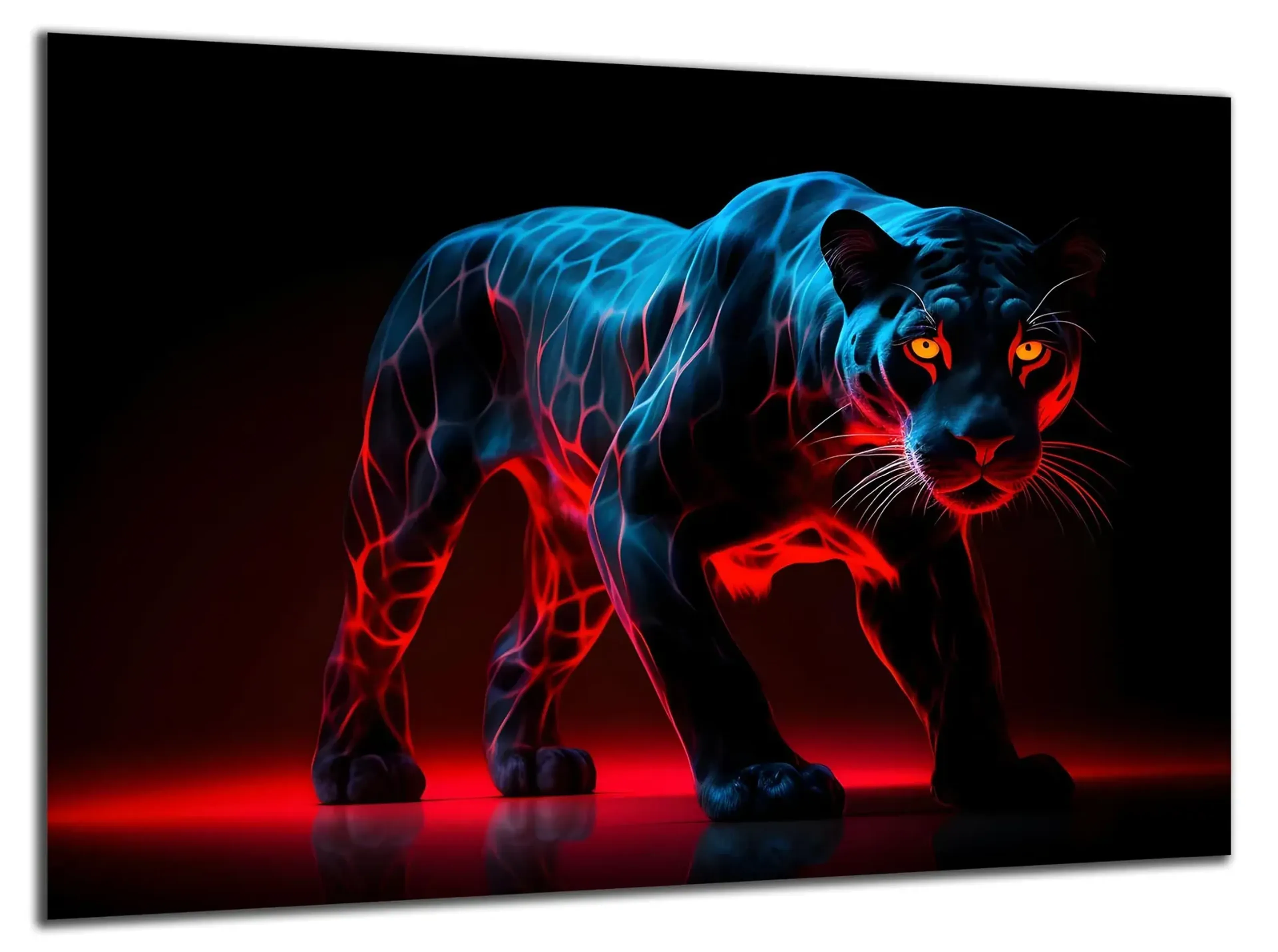Tiger in Rotblau – Ansicht 5