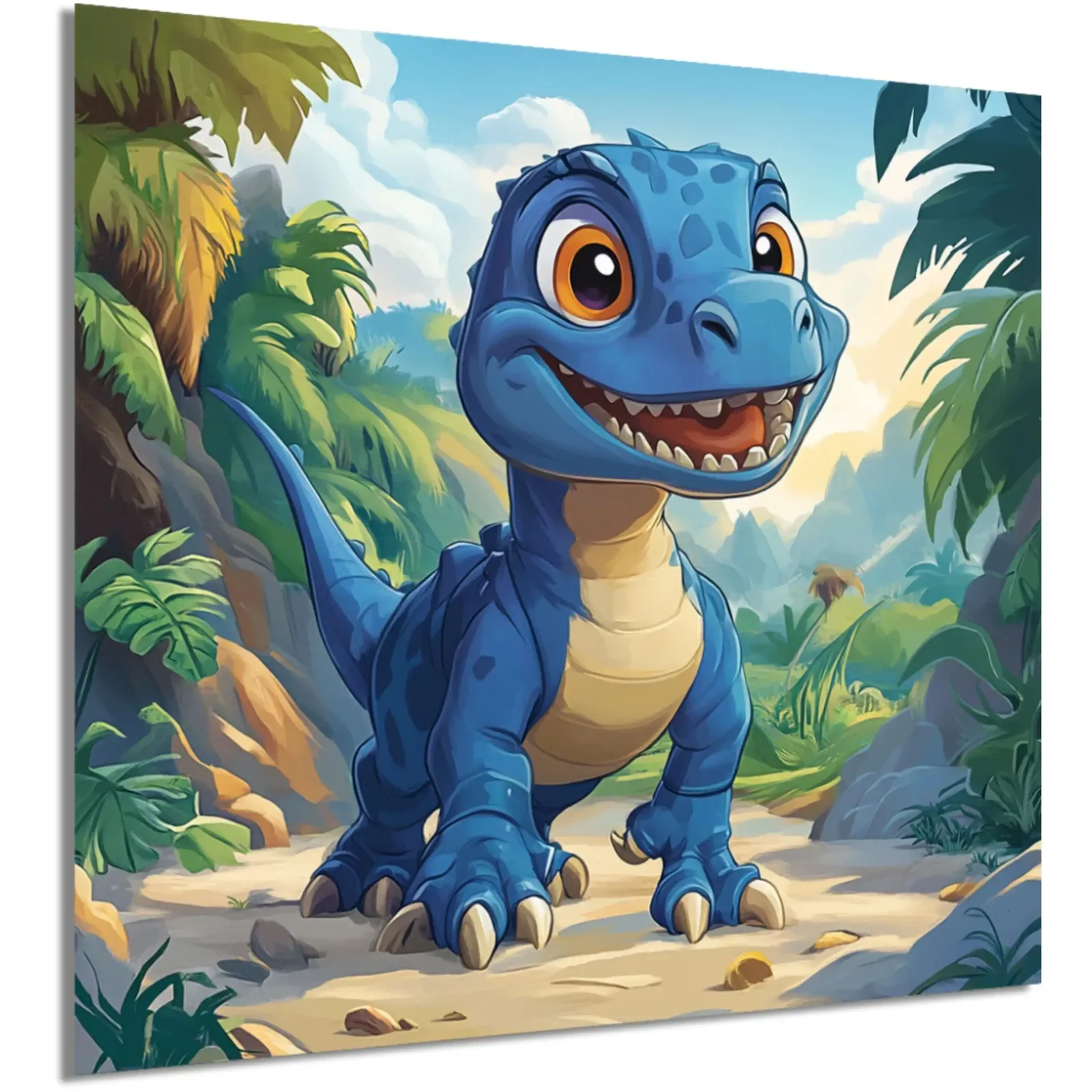 Blauer Dino auf Entdeckung – Ansicht 5