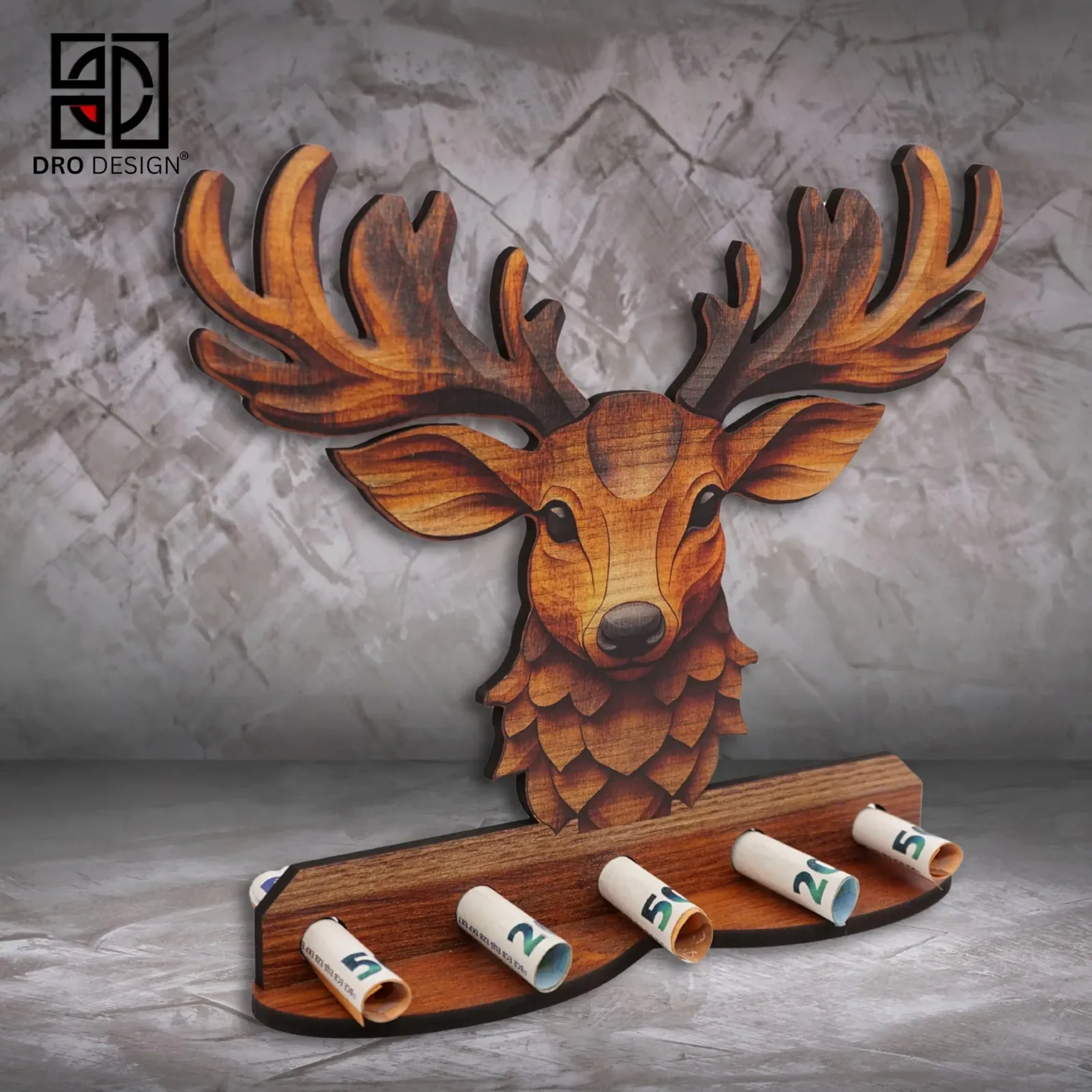 Großes Geldgeschenk „Hirsch“ – Ansicht 3