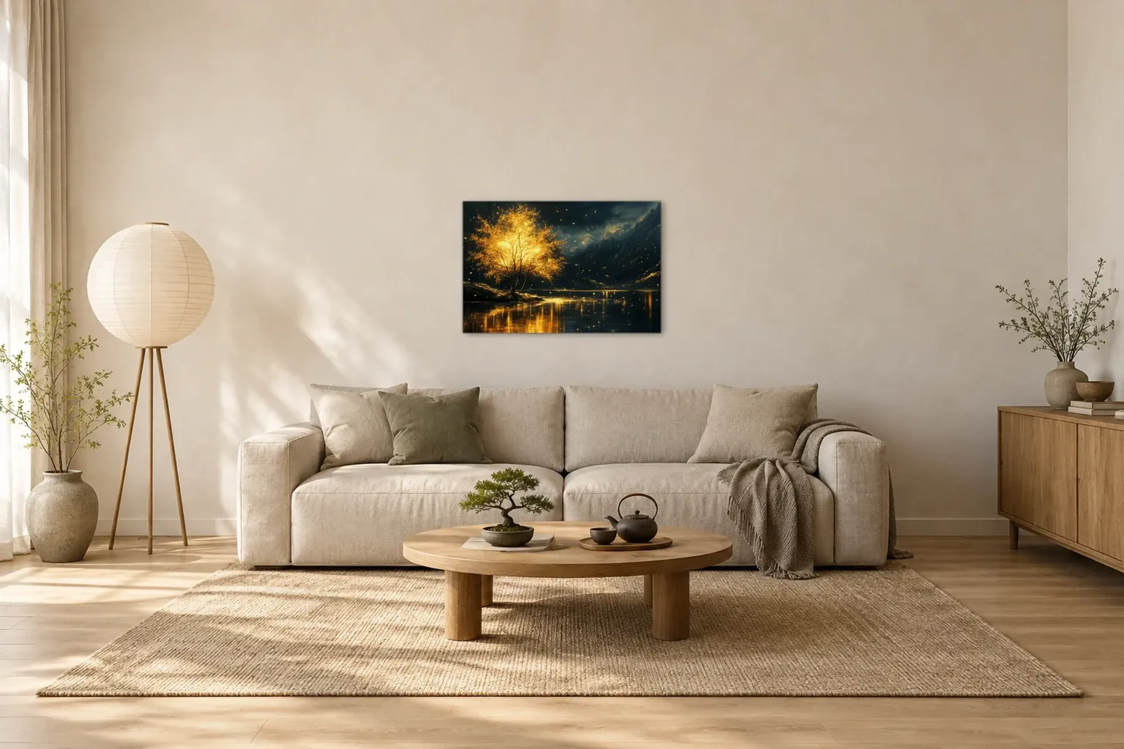 Baum des Feuers aus der Kollektion Lebensbaum & Magie im Raum