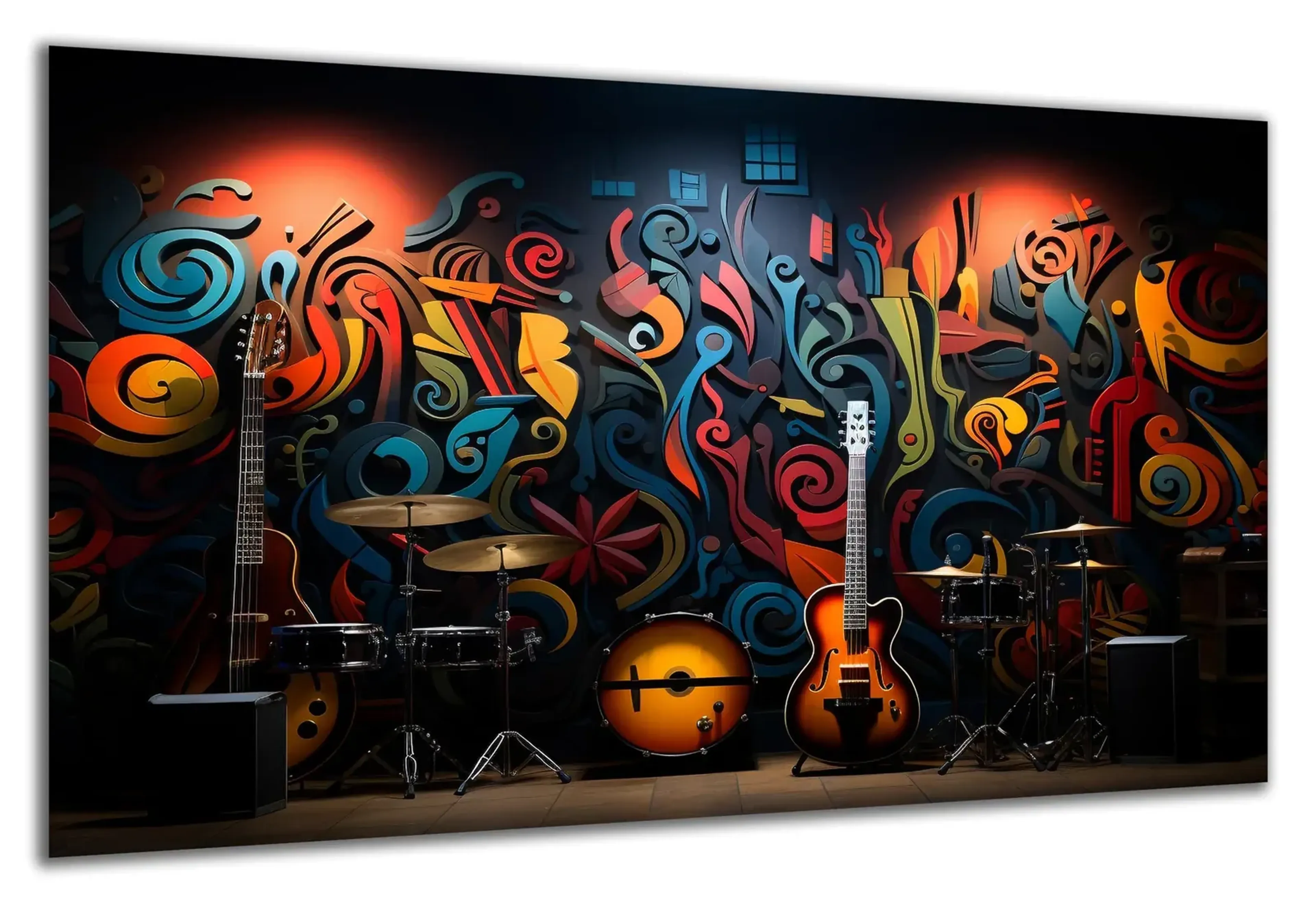 Instrumente vor Graffiti – Ansicht 5