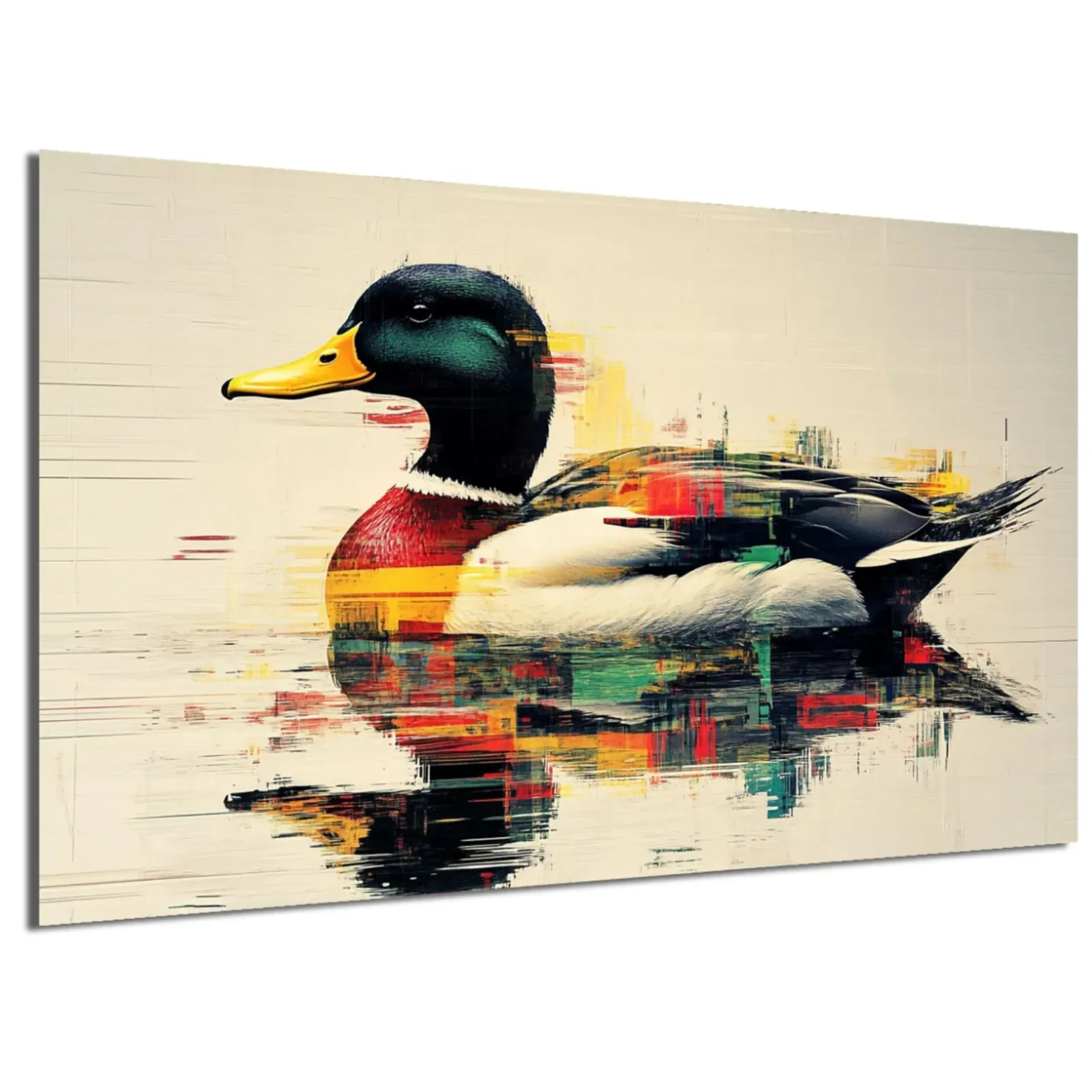 Ente mit Wasserspiegelung – Ansicht 5