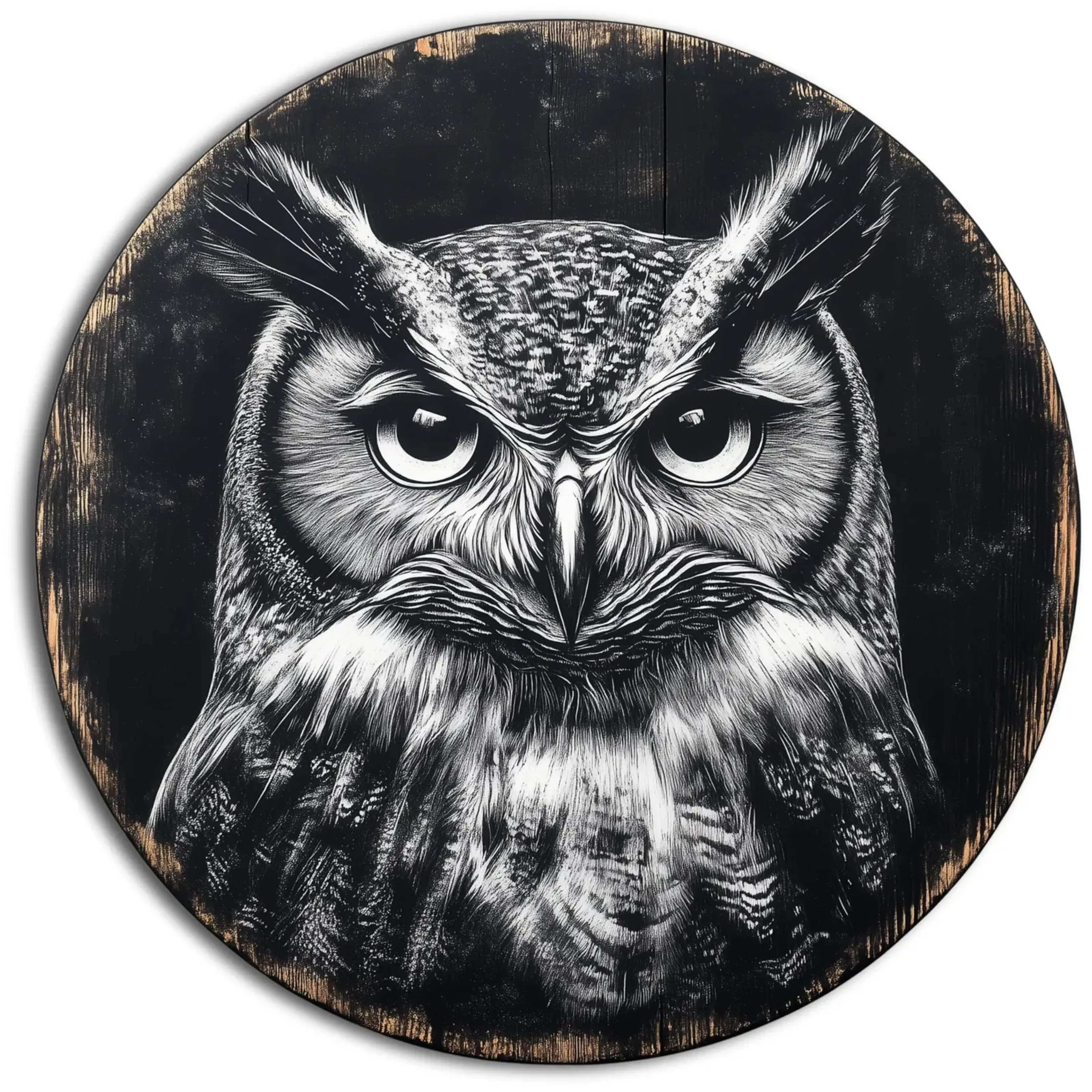 Eule mit wachem Blick – Ansicht 5
