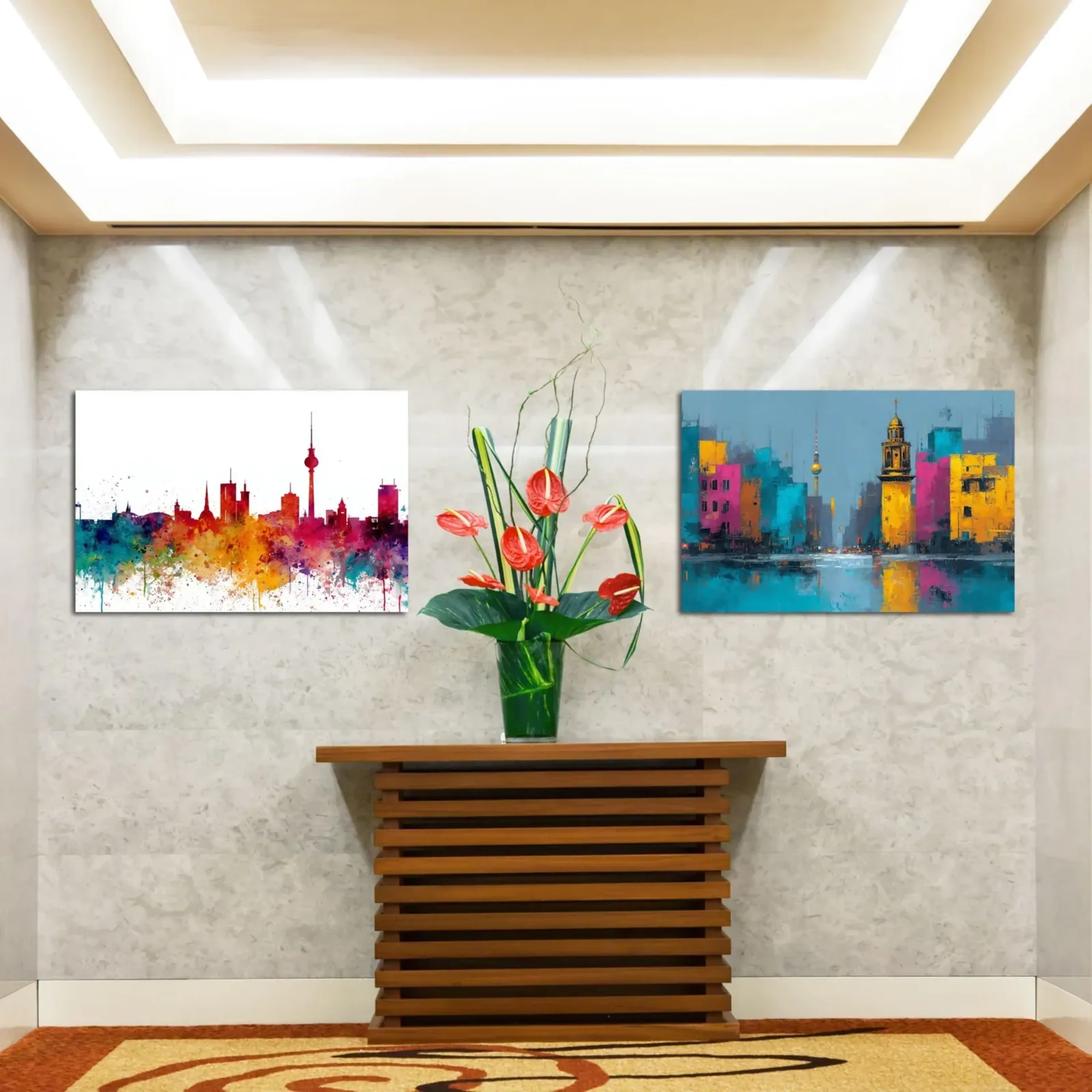 Berliner Skyline in Farbe – Ansicht 7