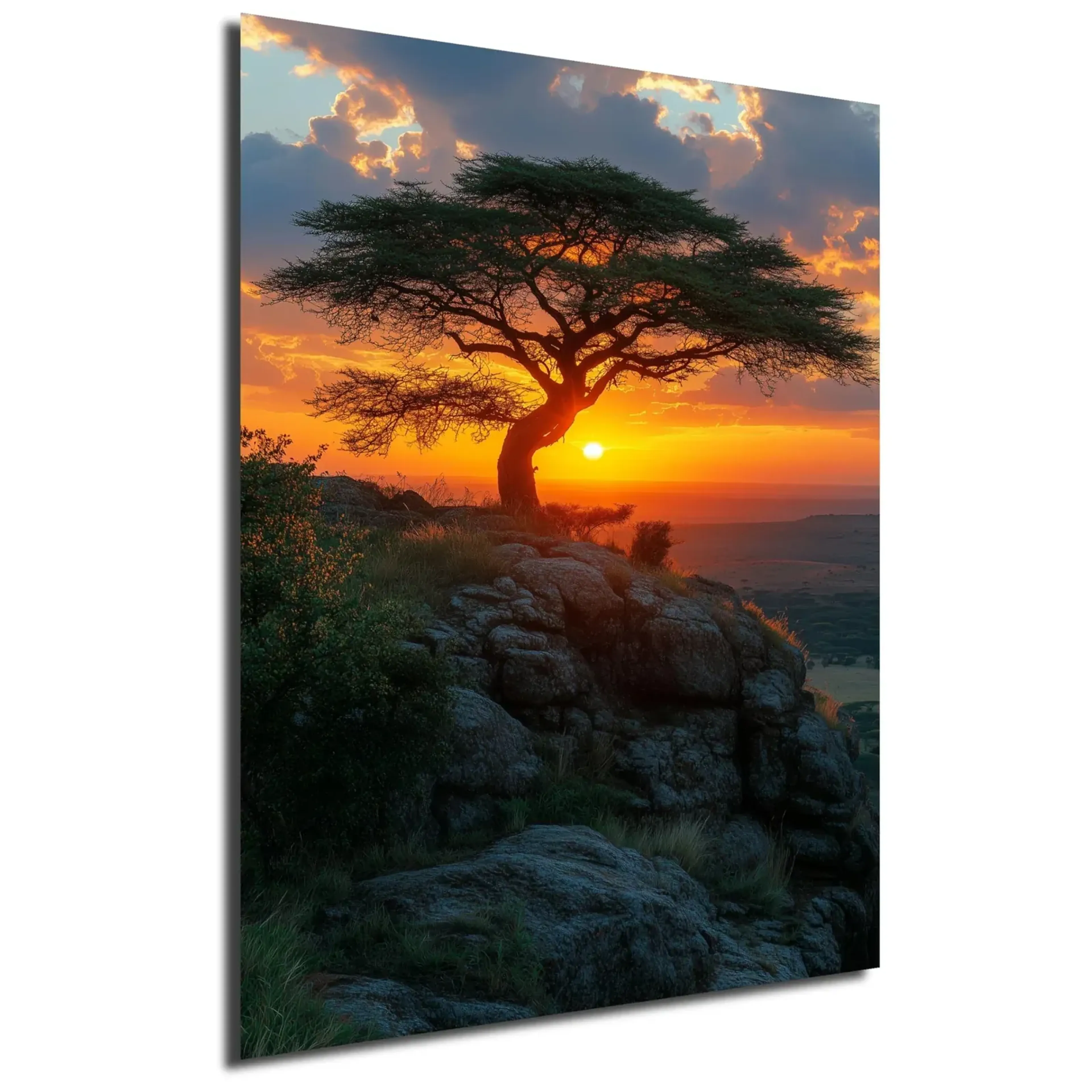 Baum im Abendlicht – Ansicht 5
