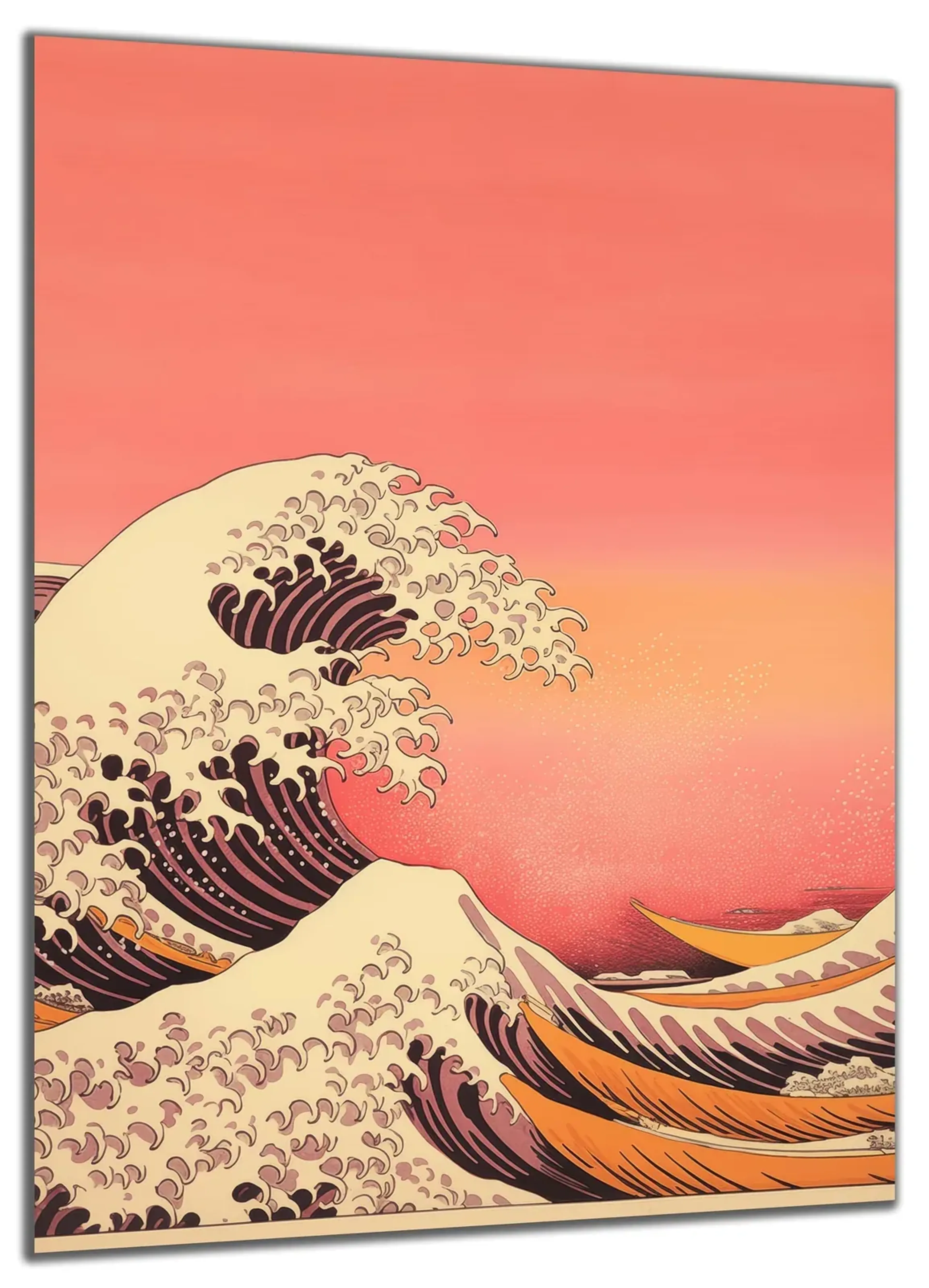 Welle in Korallrosa – Ansicht 5
