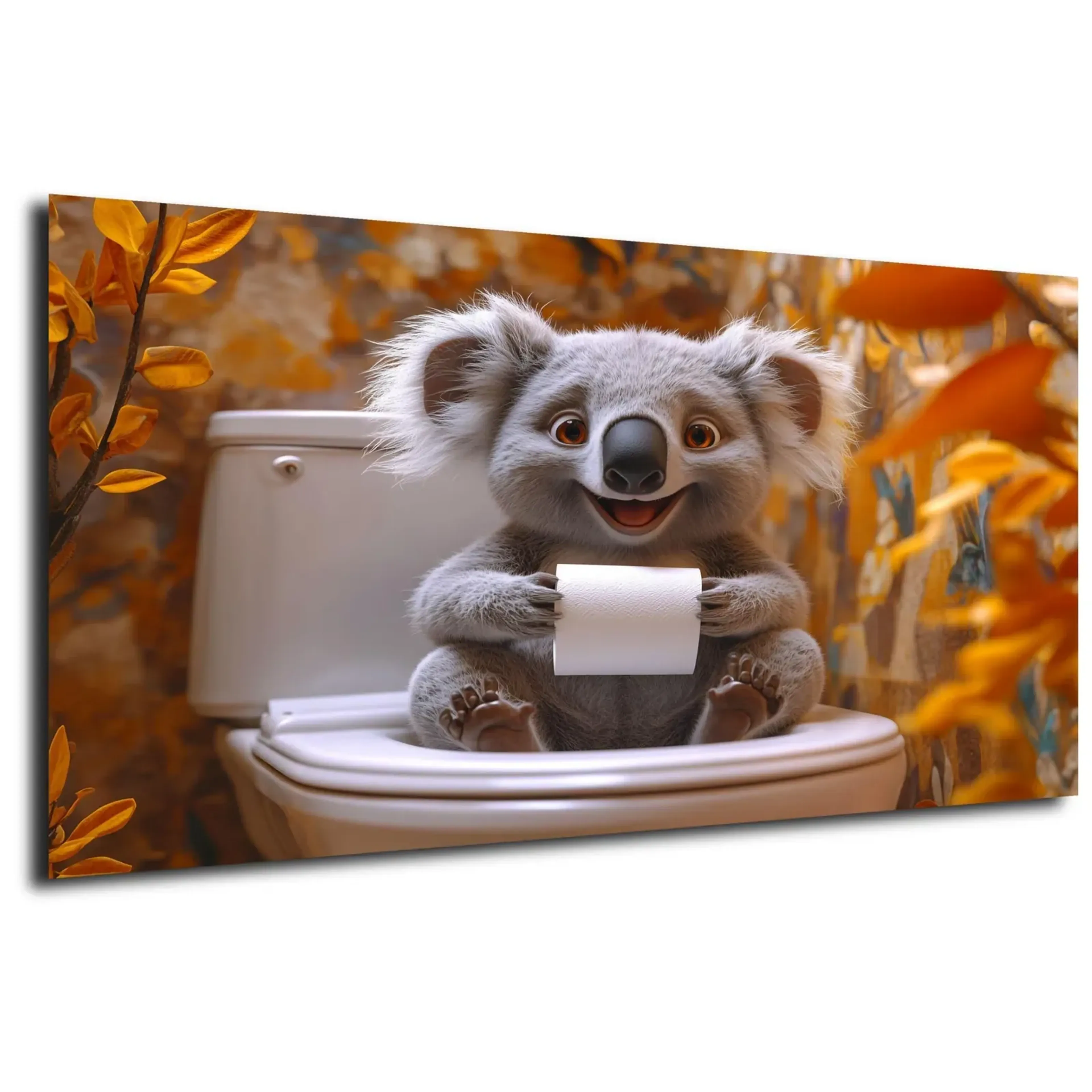 Koala zwischen Herbstblättern – Ansicht 5