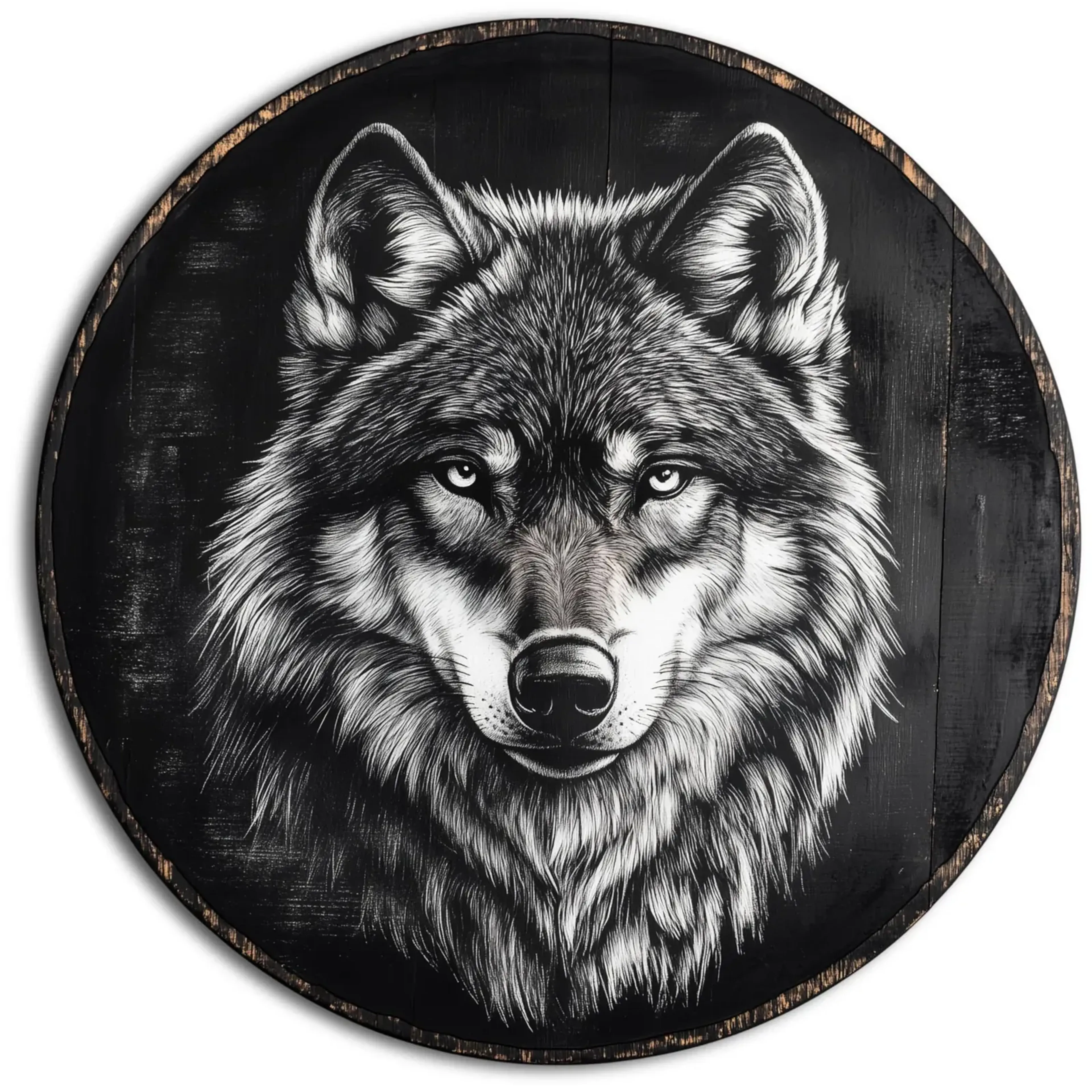 Wolfskopf im Dunkeln – Ansicht 5