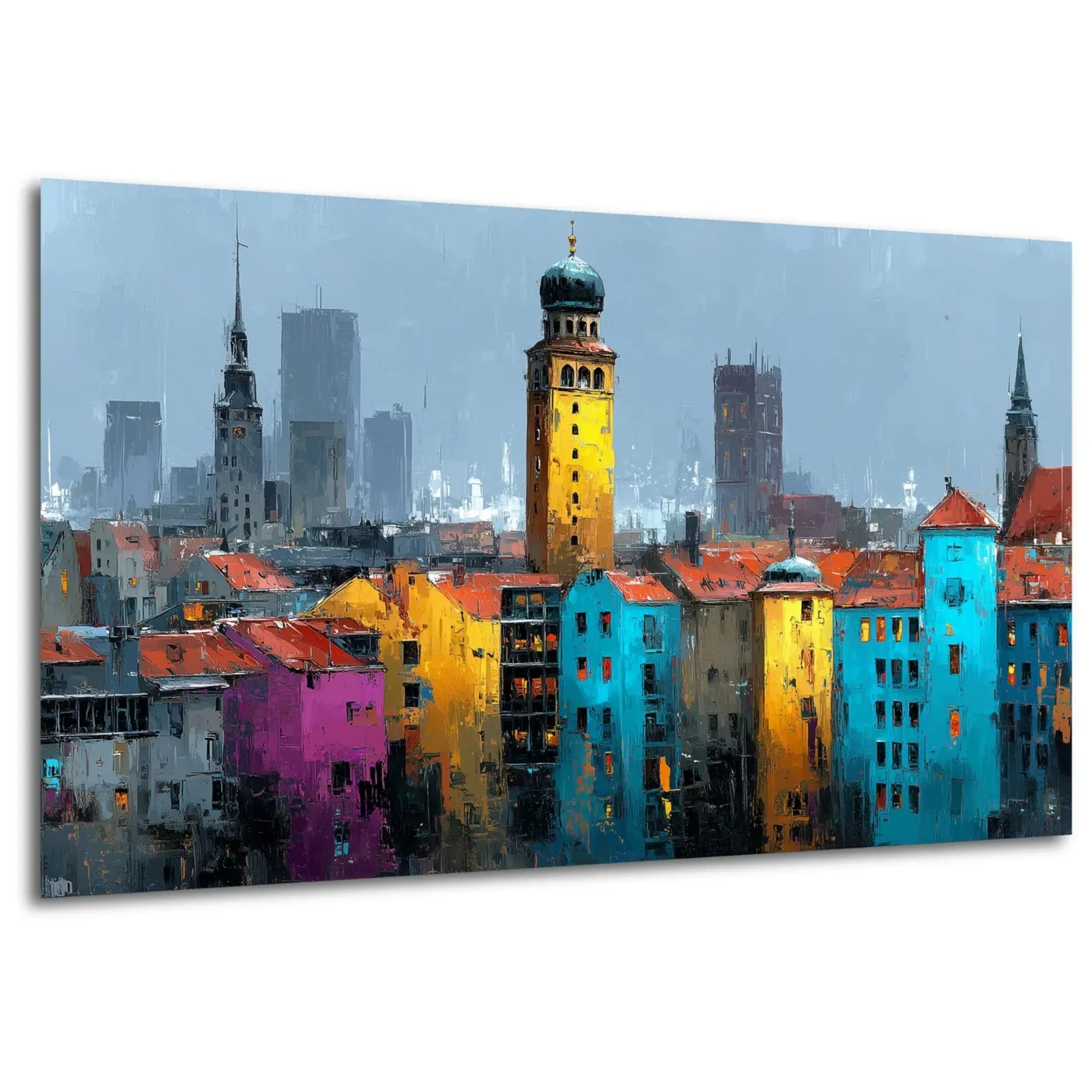 Bunte Fassaden und Kuppelturm – Ansicht 5