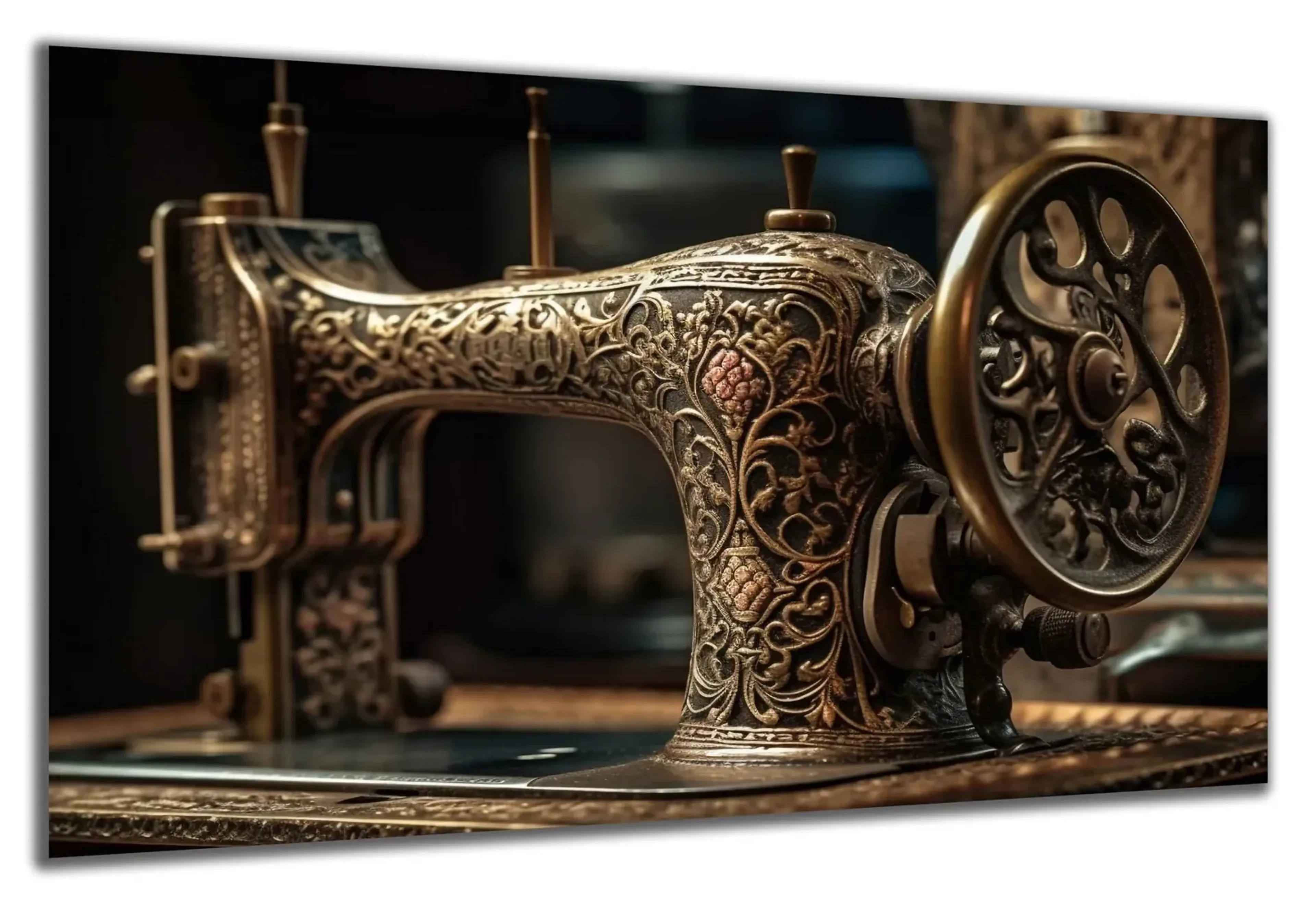 Nähmaschine mit Ornamenten – Ansicht 5