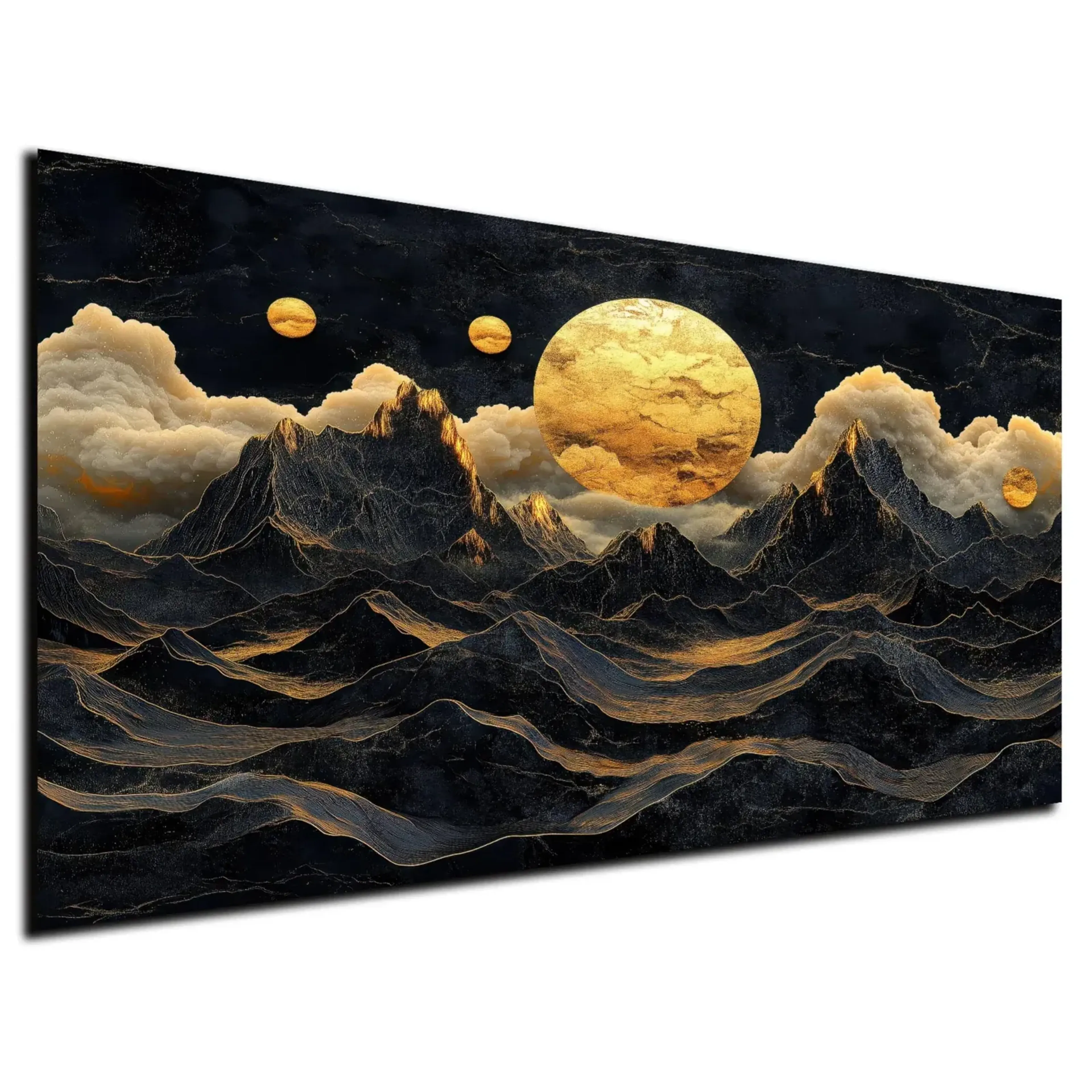 Berge im goldenen Mondlicht – Ansicht 5