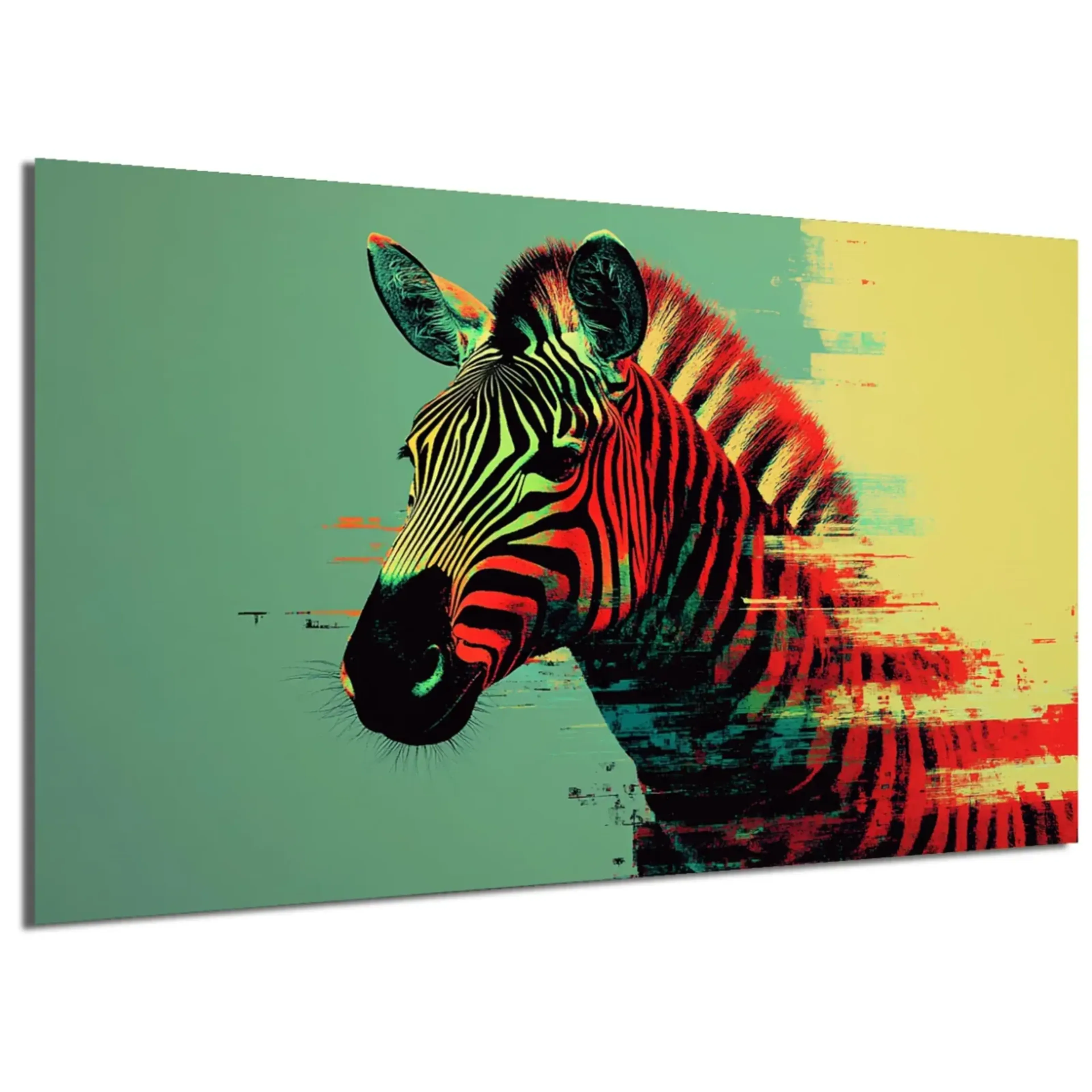 Zebra vor Mintgrün – Ansicht 5