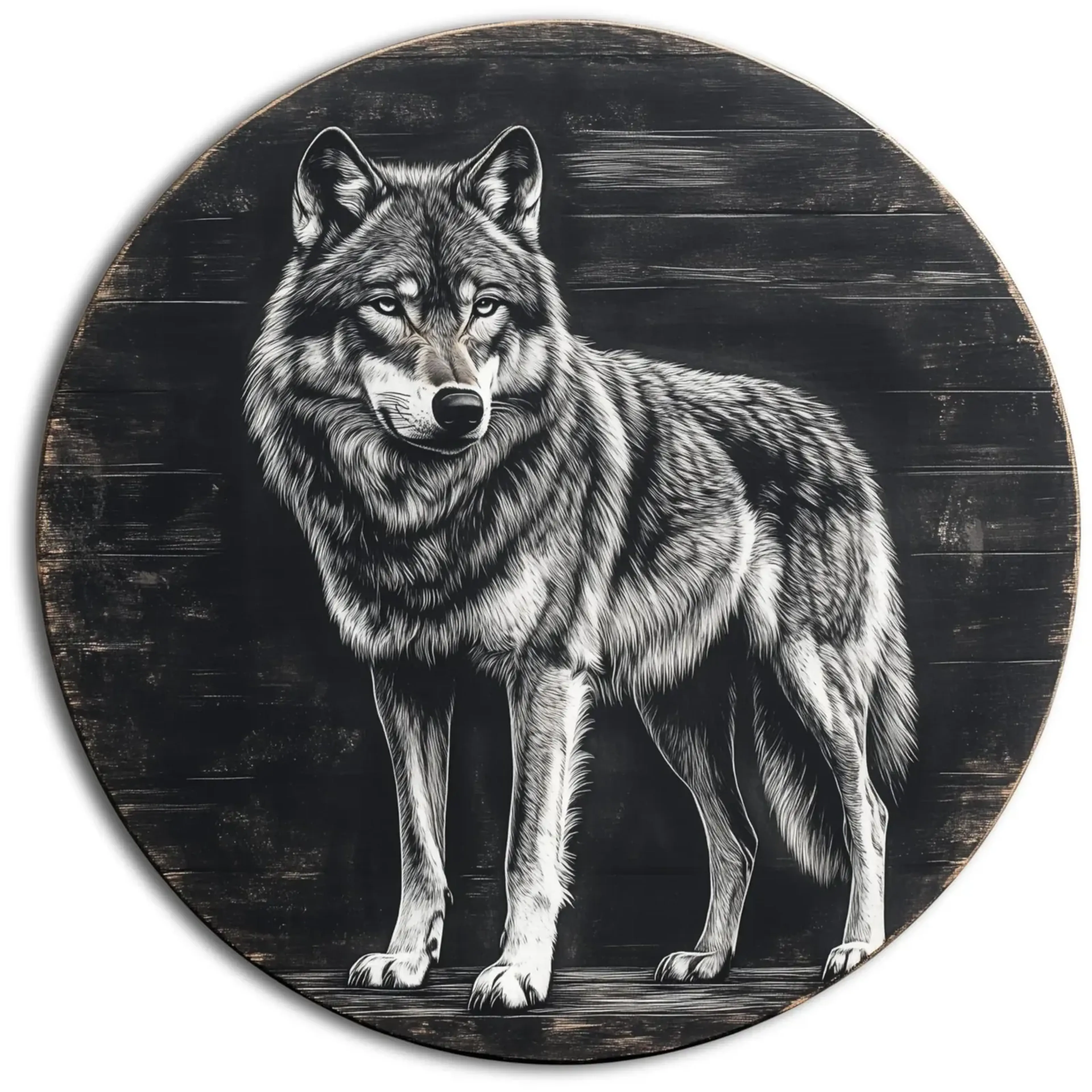 Wachsamer Wolf – Ansicht 5