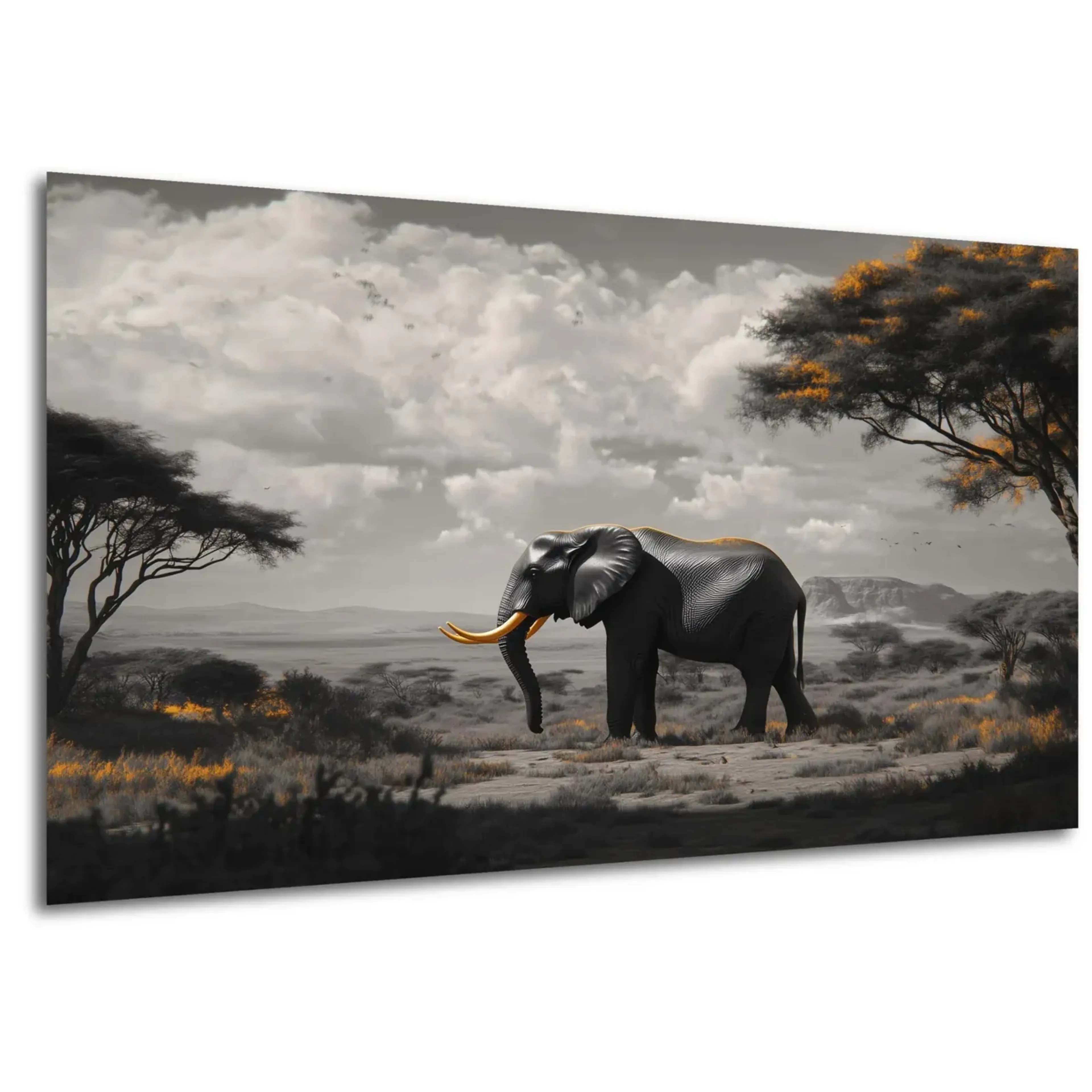Elefant in der Savanne – Ansicht 5