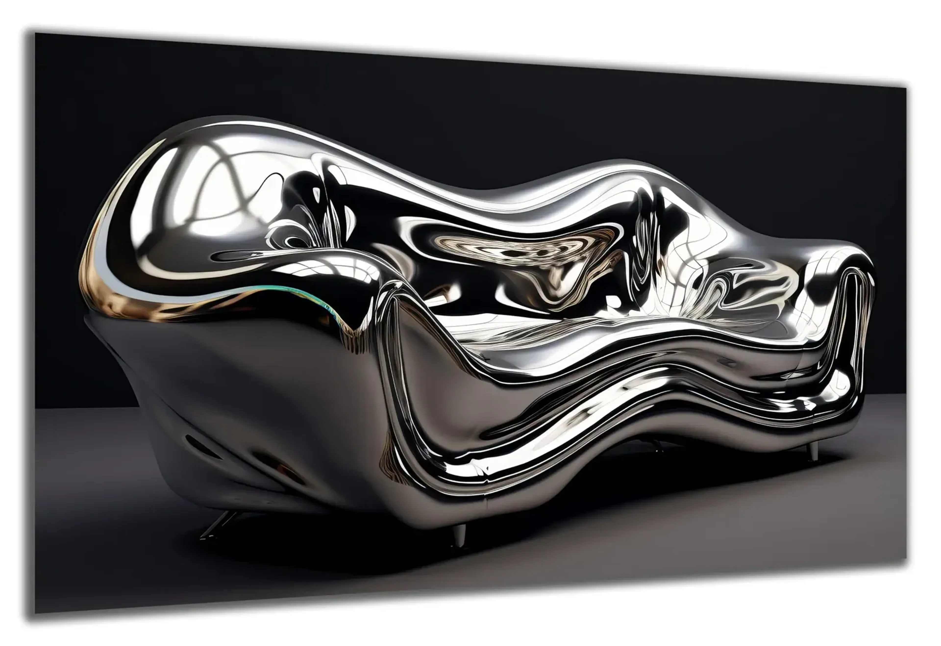 Sofa im Chromglanz – Ansicht 5