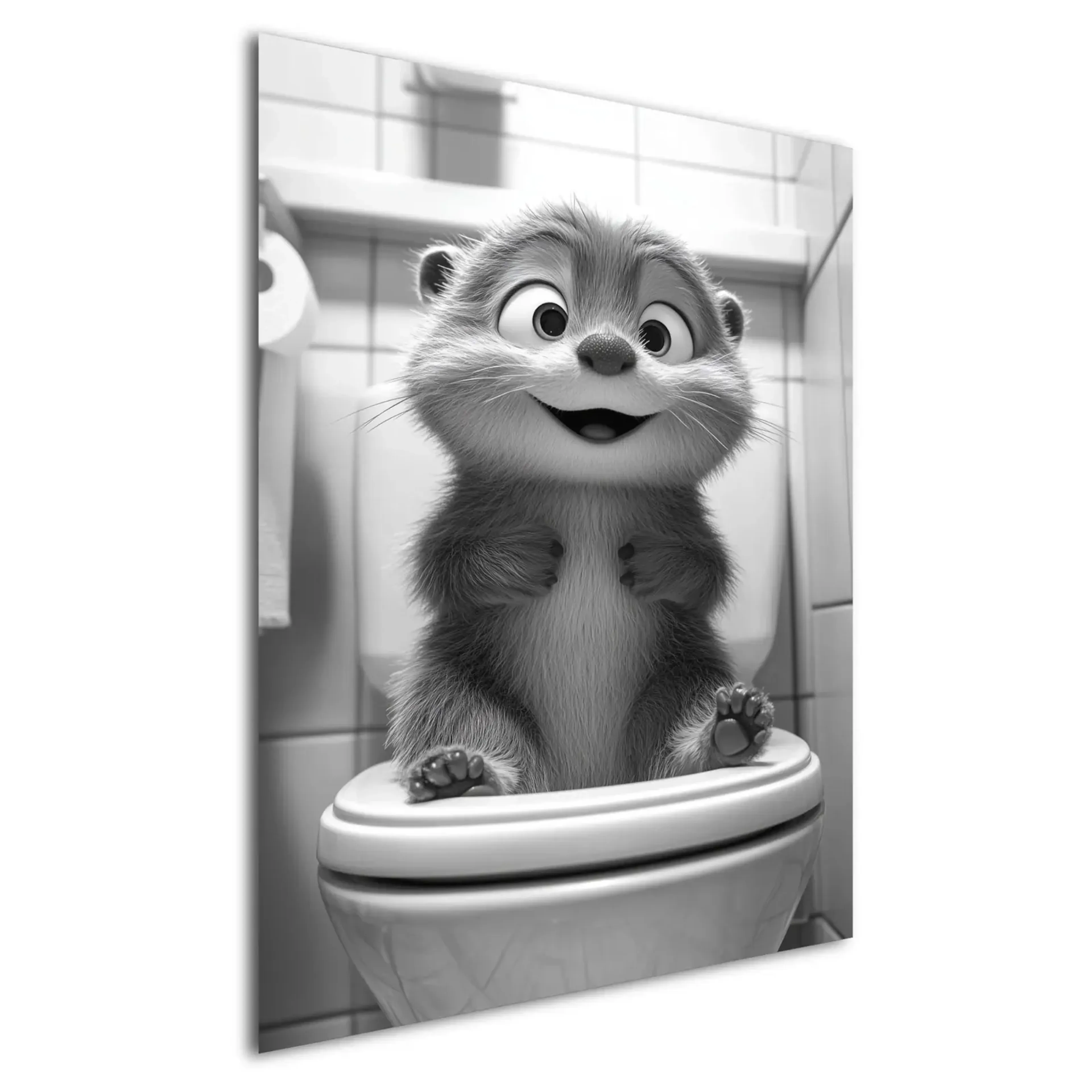 Otter auf Toilette – Ansicht 5