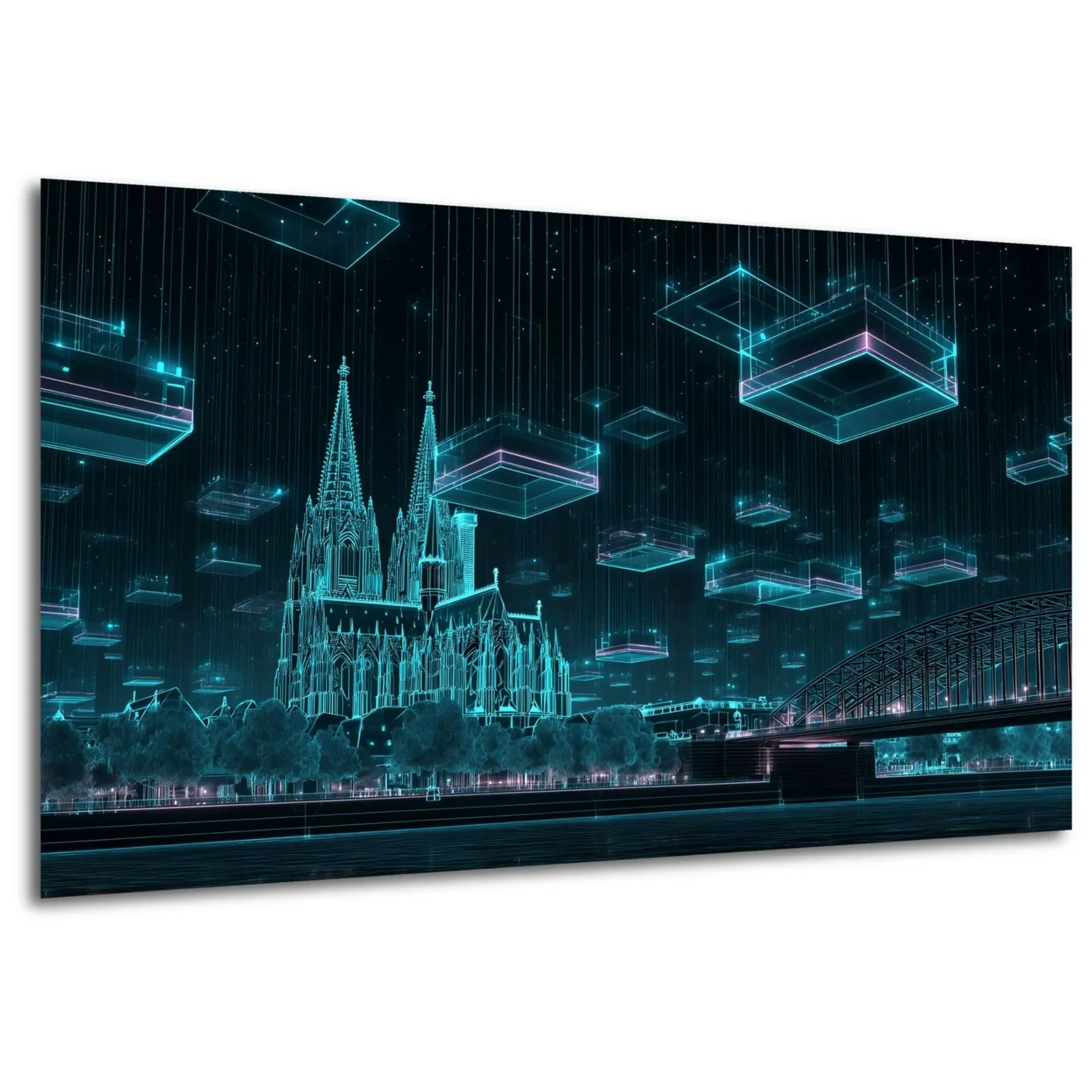 Köln im Neonhimmel – Ansicht 5