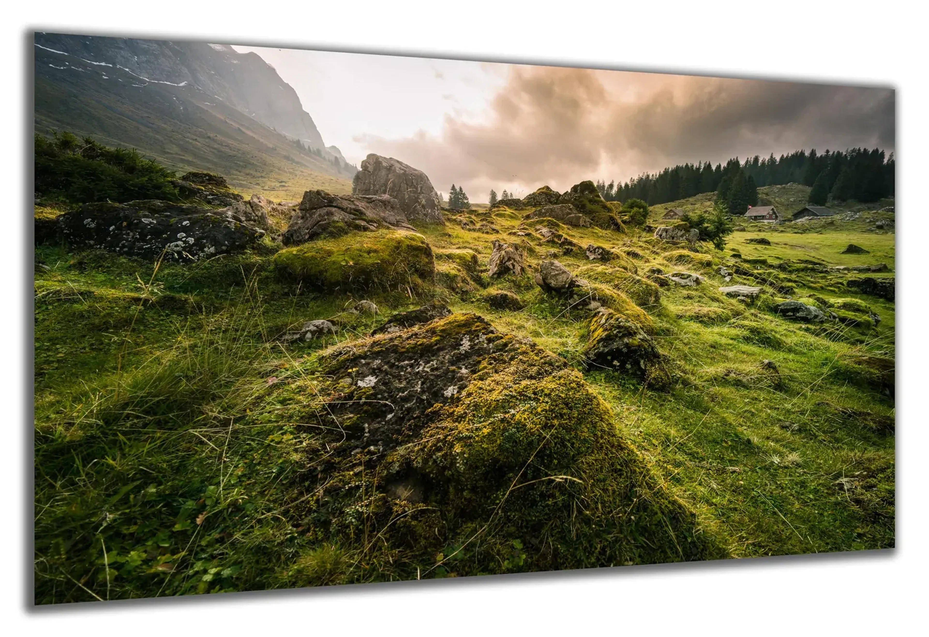 Moosfelsen im Bergtal – Ansicht 5
