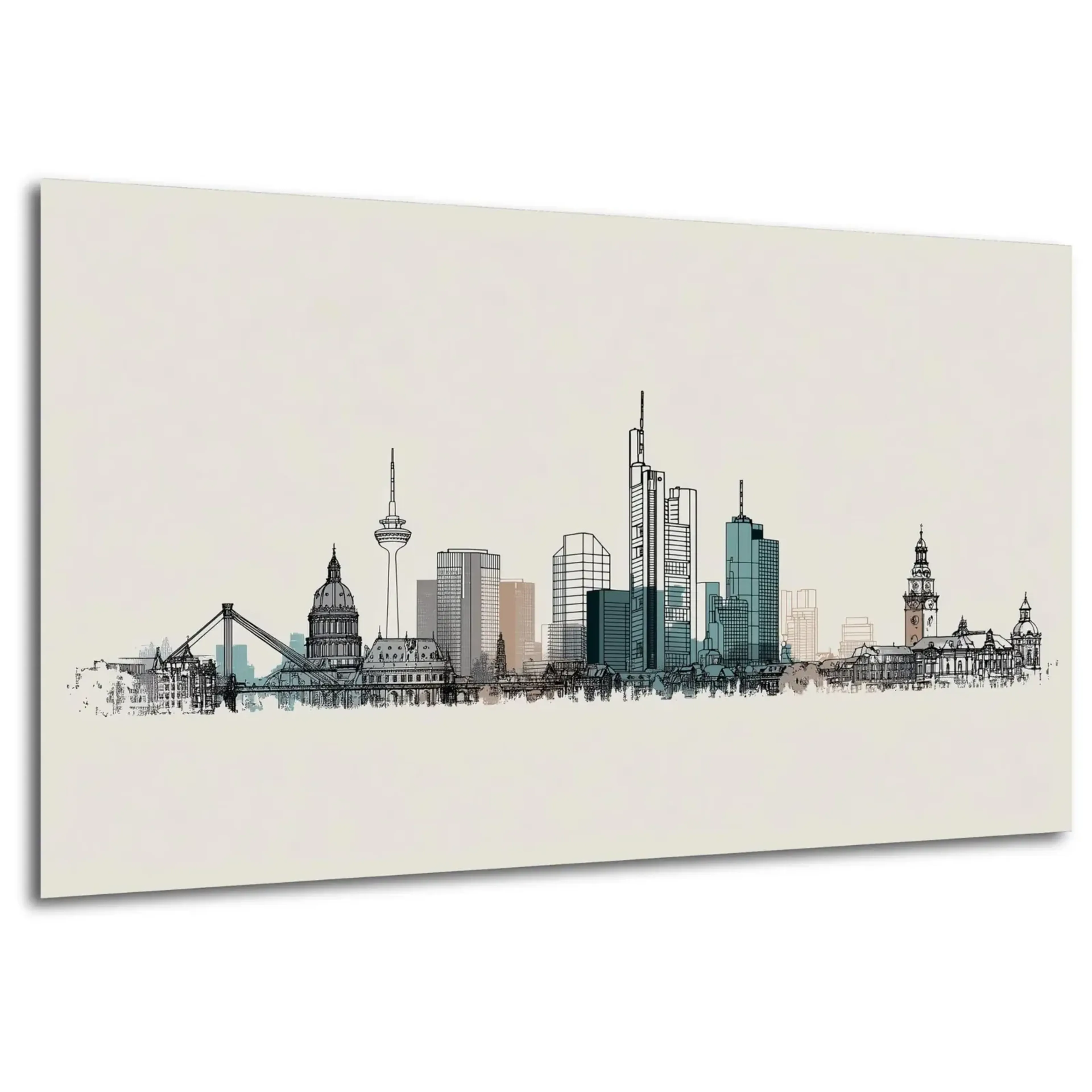 Frankfurt in feinen Linien – Ansicht 5