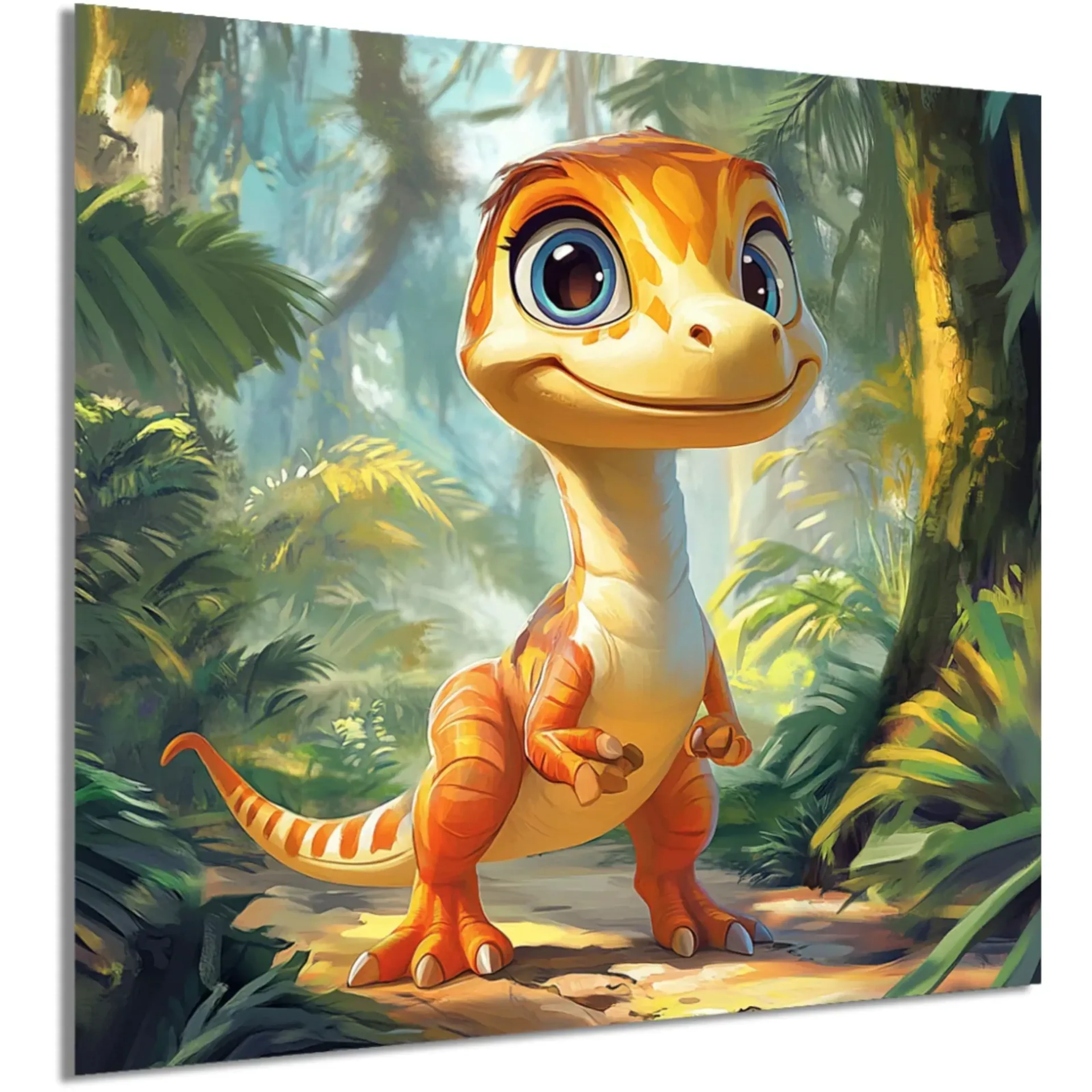 Oranger Dino im Dschungel – Ansicht 5