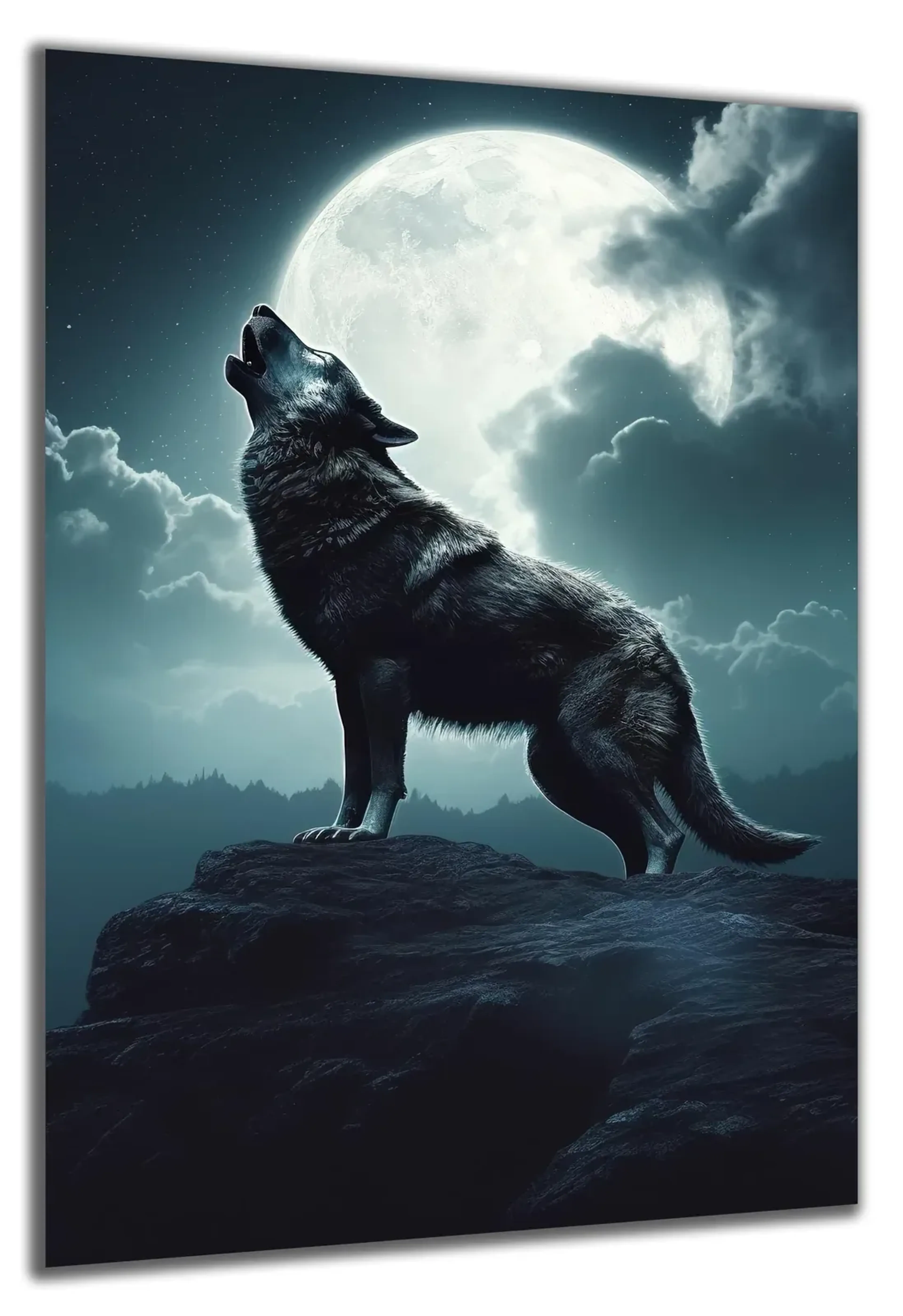 Wolf im Mondlicht – Ansicht 5