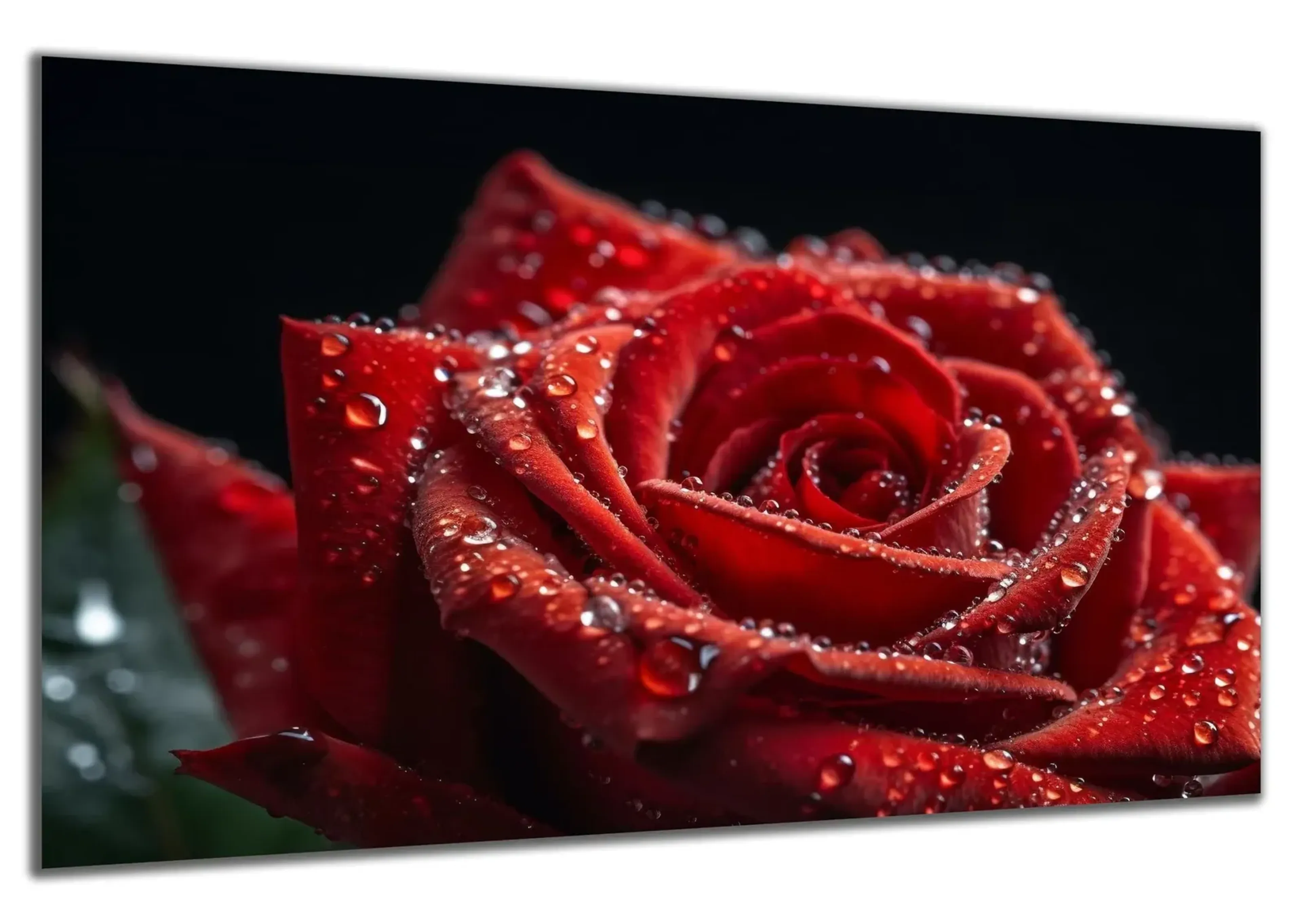 Nahaufnahme rote Rose – Ansicht 5