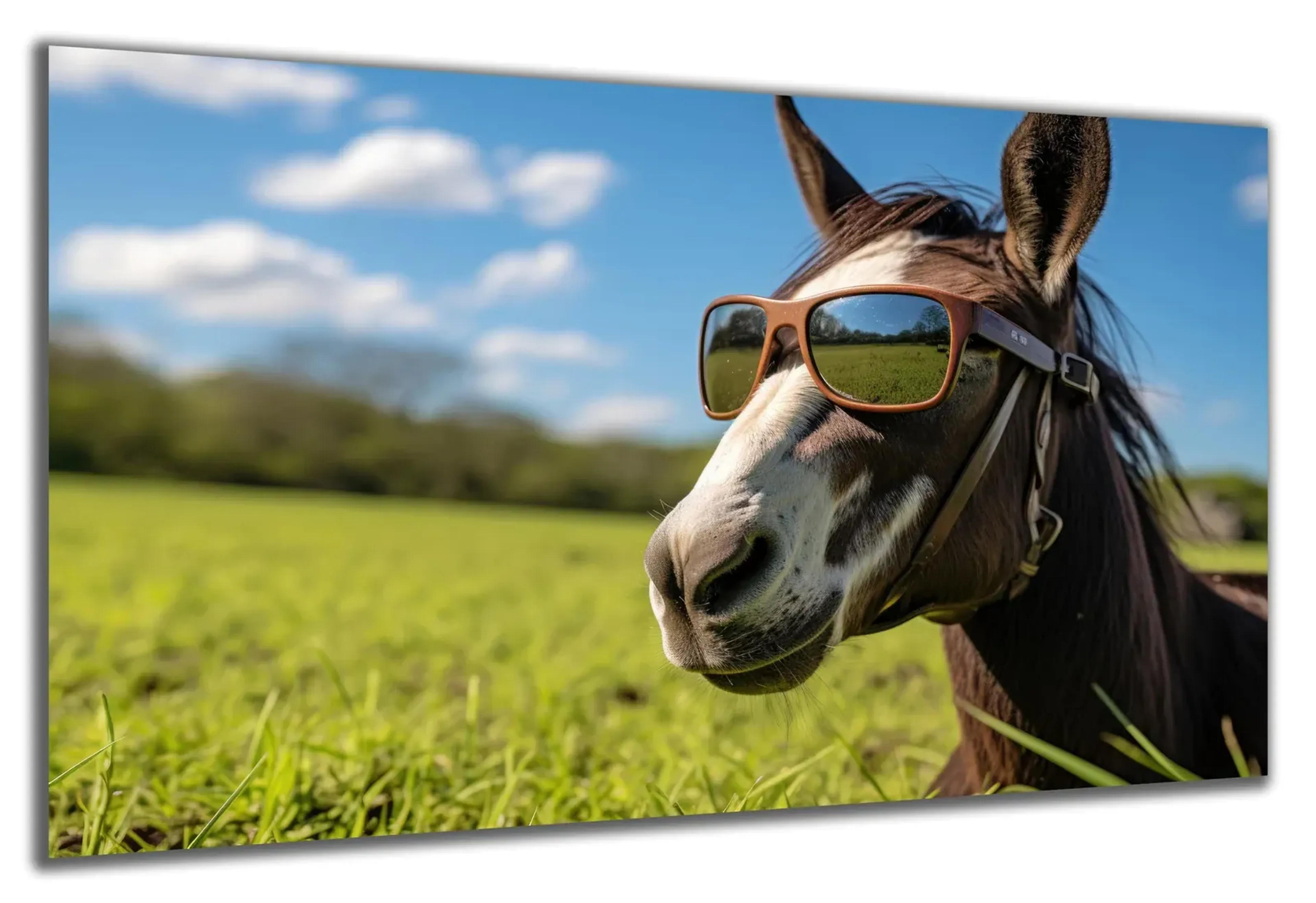 Pferd mit Sonnenbrille – Ansicht 5