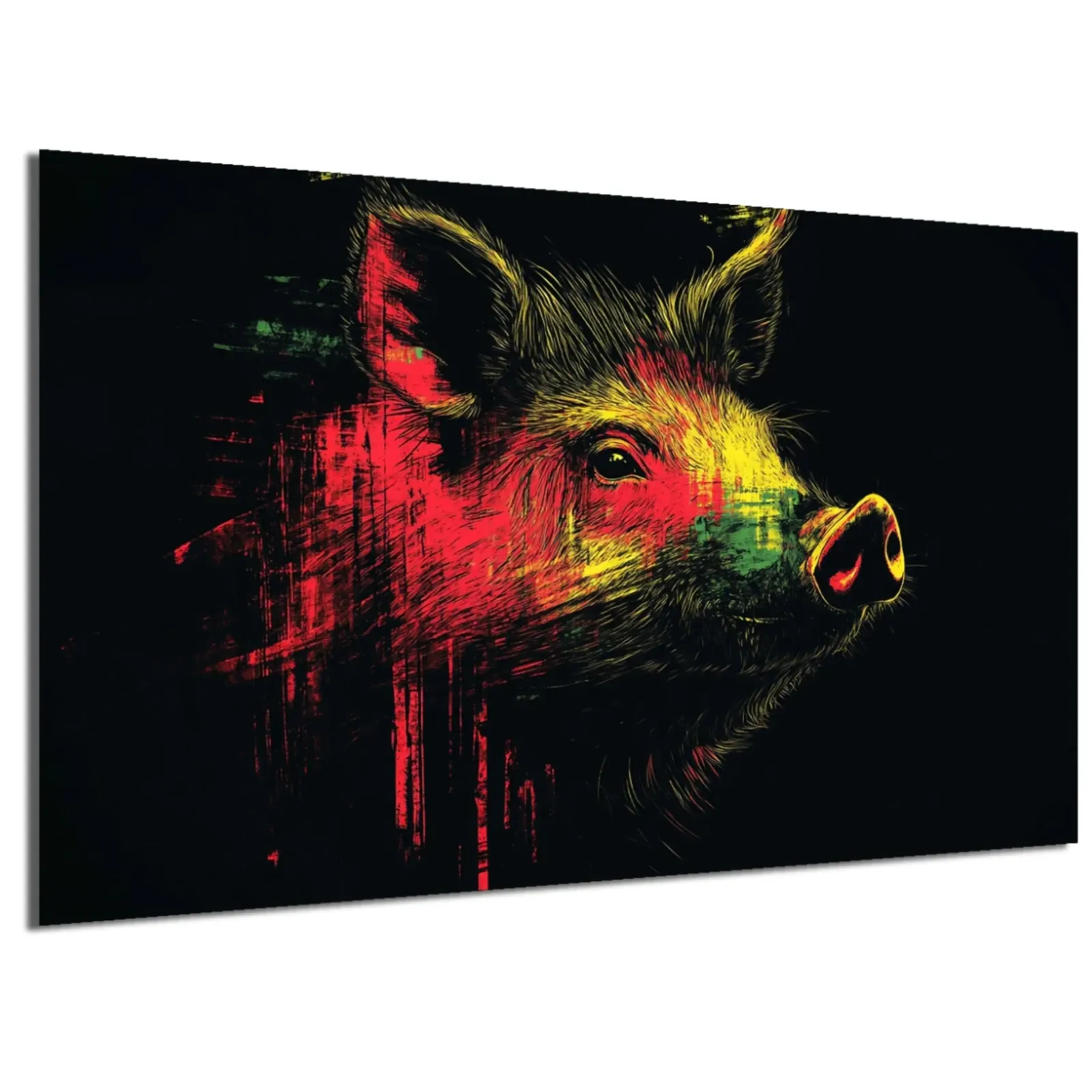 Wildschwein im Farbspiel – Ansicht 5