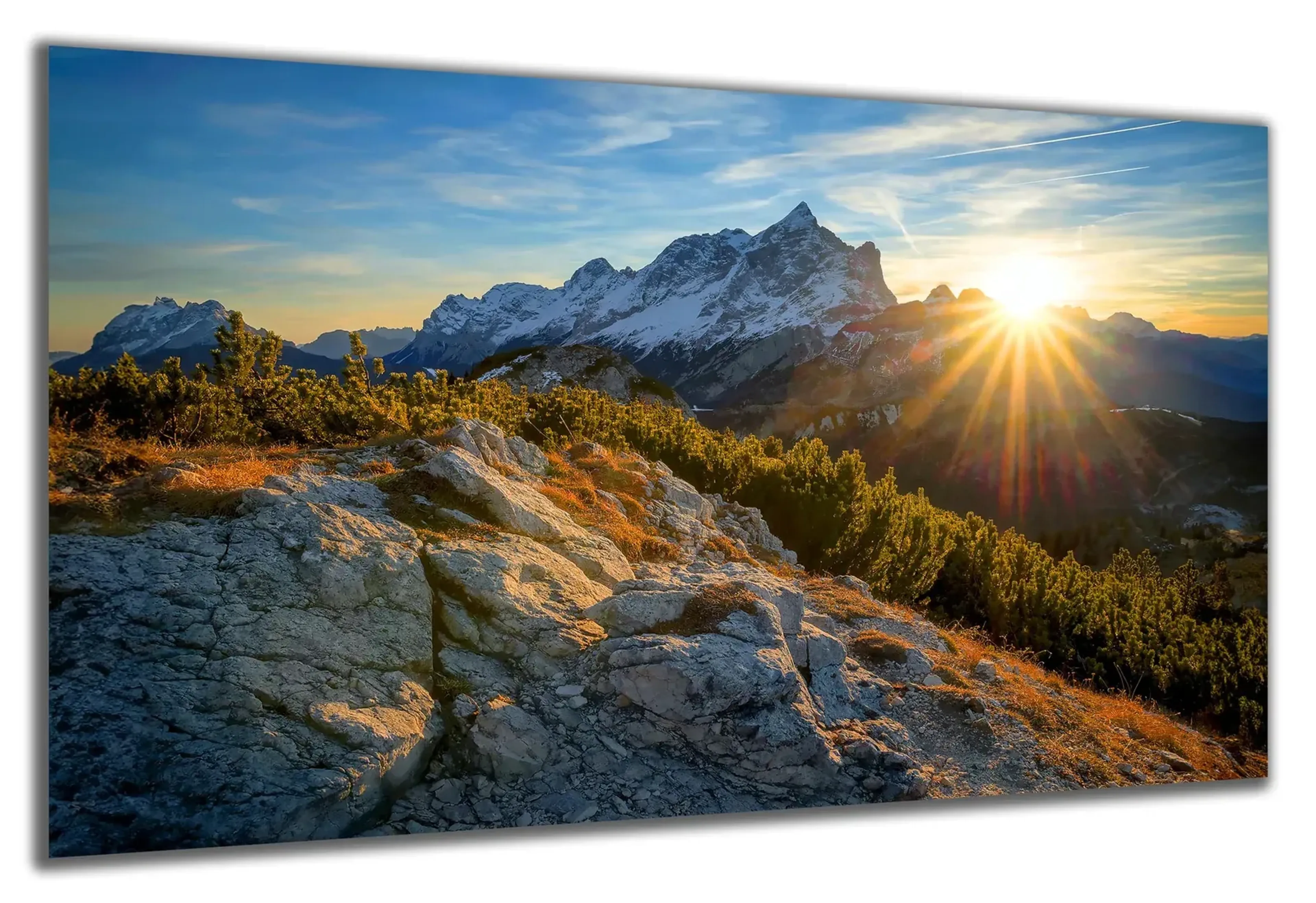 Sonnenstrahlen am Berggrat – Ansicht 5