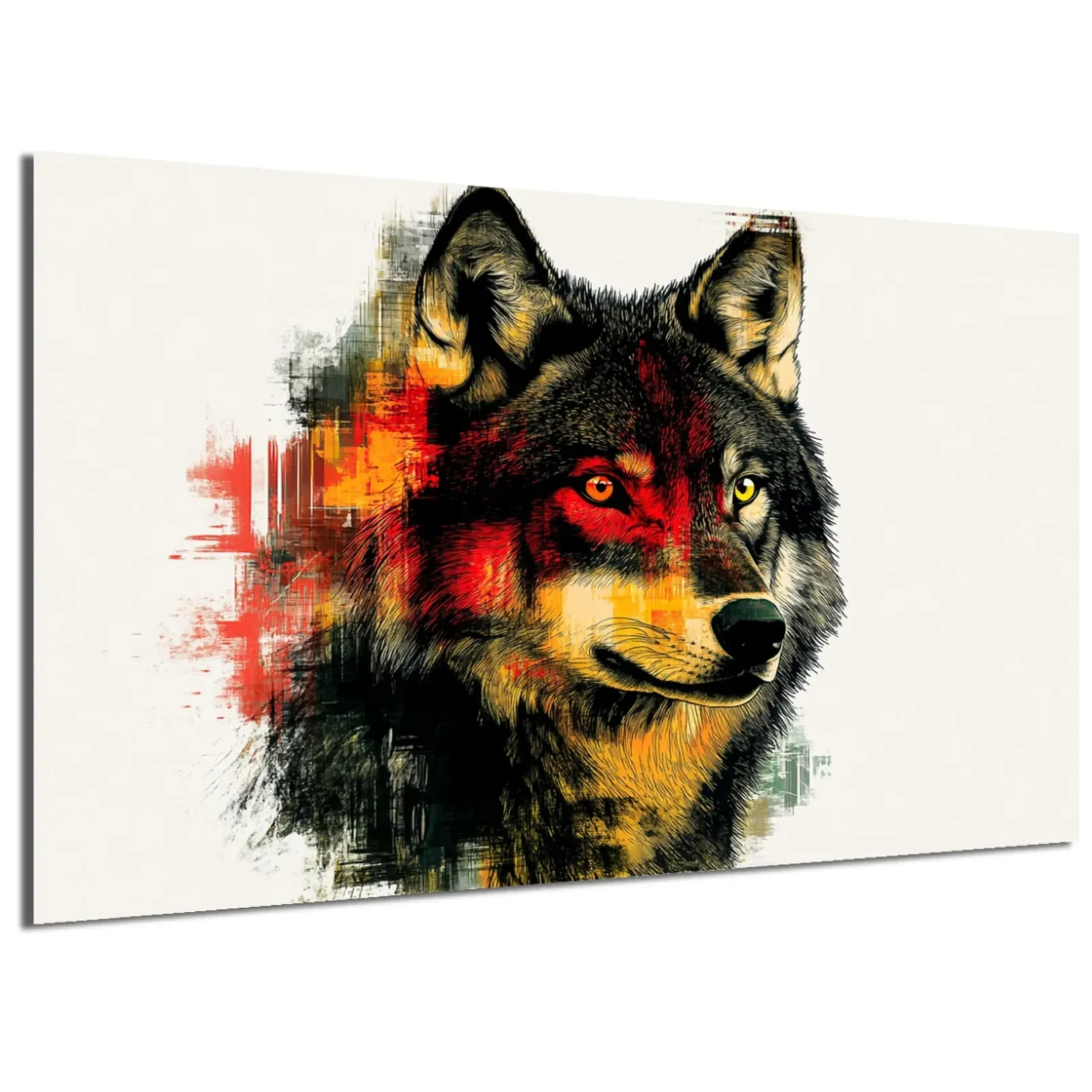 Wolf auf hellem Grund – Ansicht 5