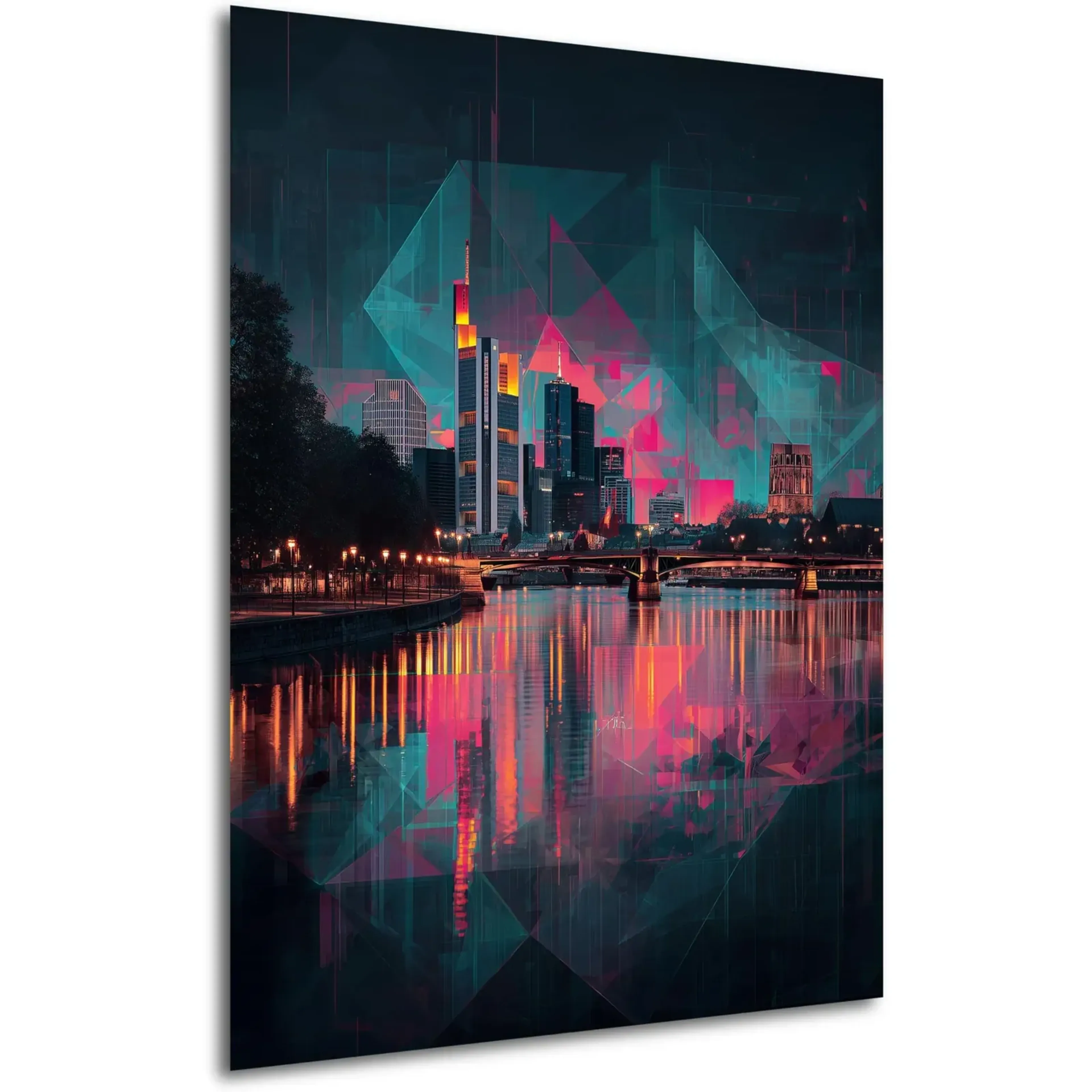 Frankfurt in Türkis und Pink – Ansicht 5