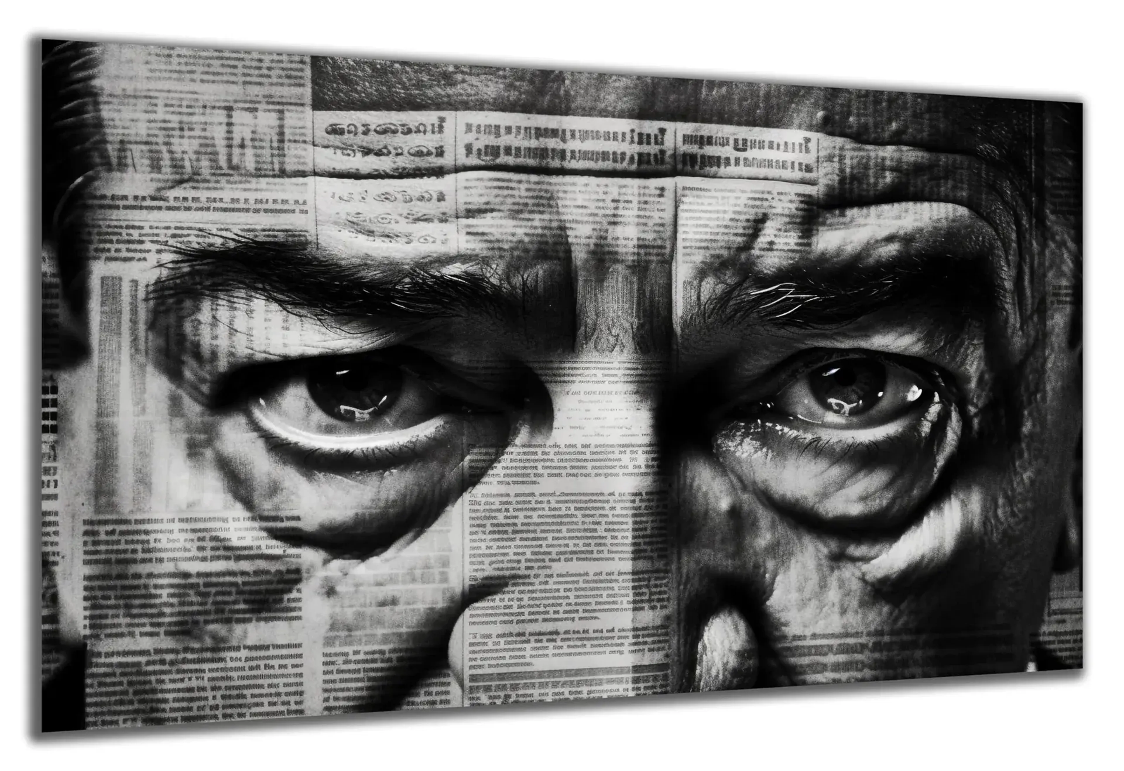 Blick durch Zeitung – Ansicht 5