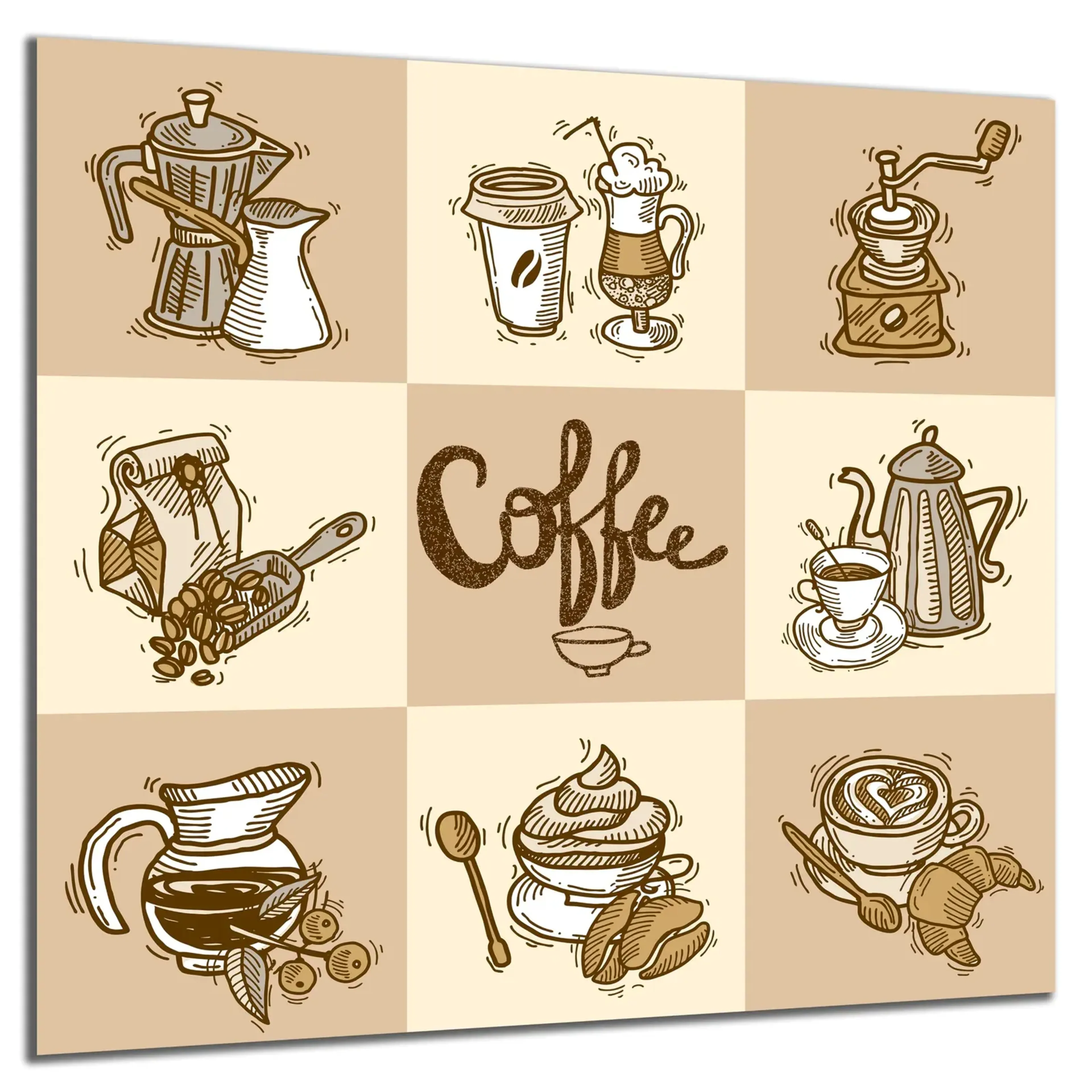 Kaffee in neun Feldern – Ansicht 5